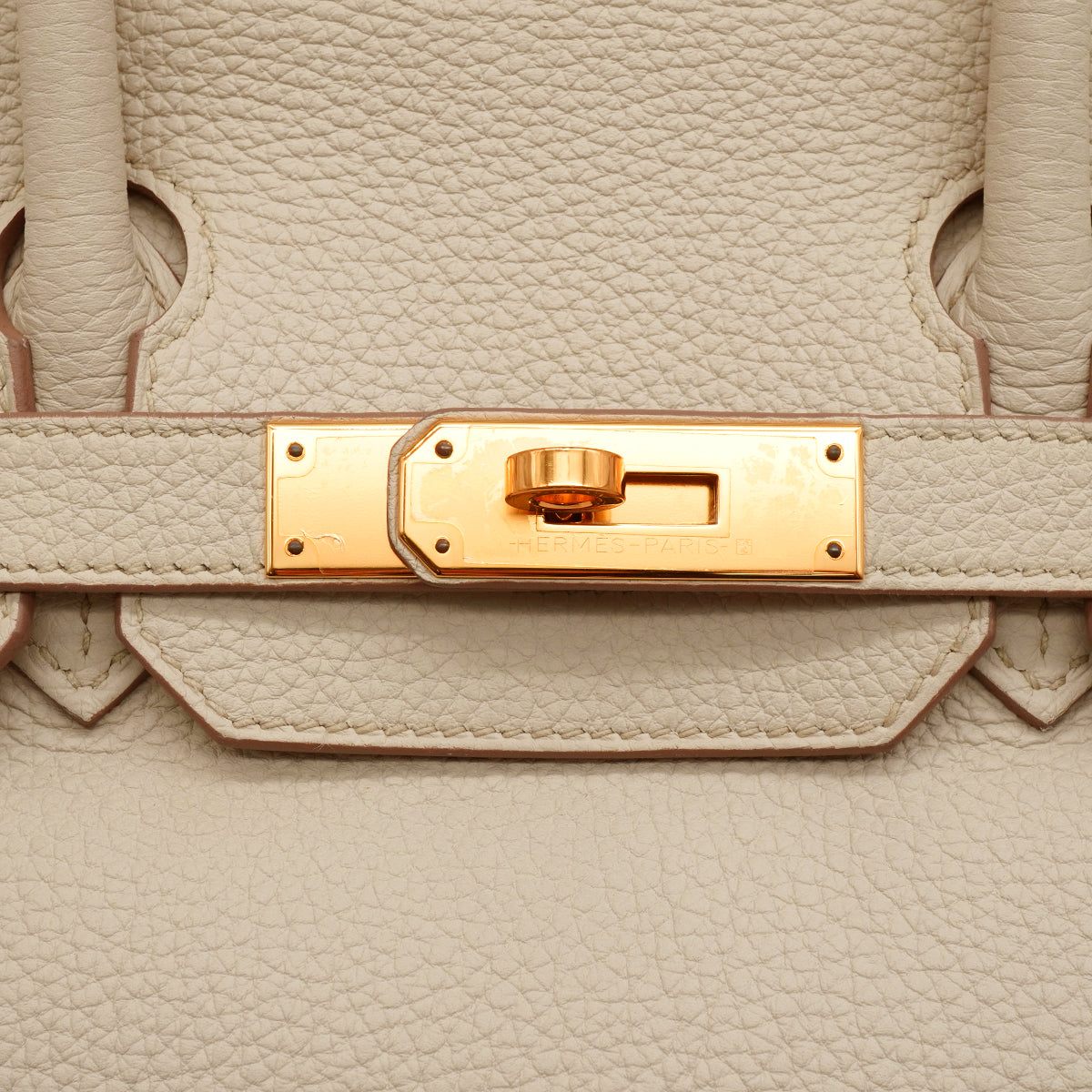 HERMES BIRKIN 30 BETON TOGO HAND BAG 2021 Z STAMP PALLADIUM HARDWARE 90346649