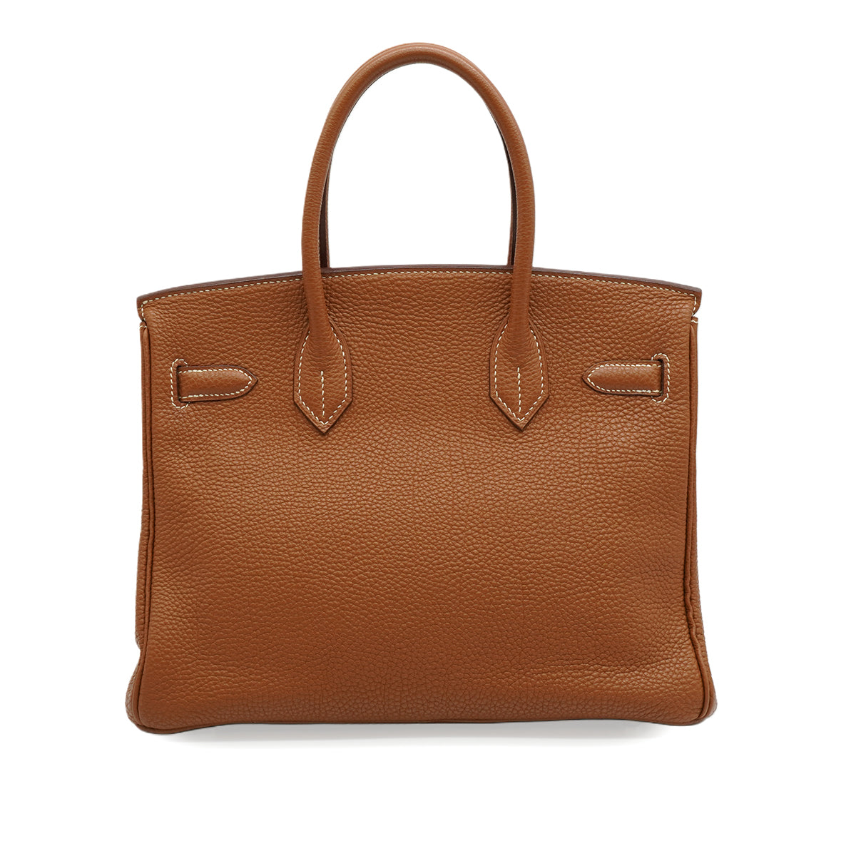 HERMES BIRKIN 30 GOLD TOGO HAND BAG 2006 SQUARE J PALLADIUM HARDWARE MARKED STAR 90343620