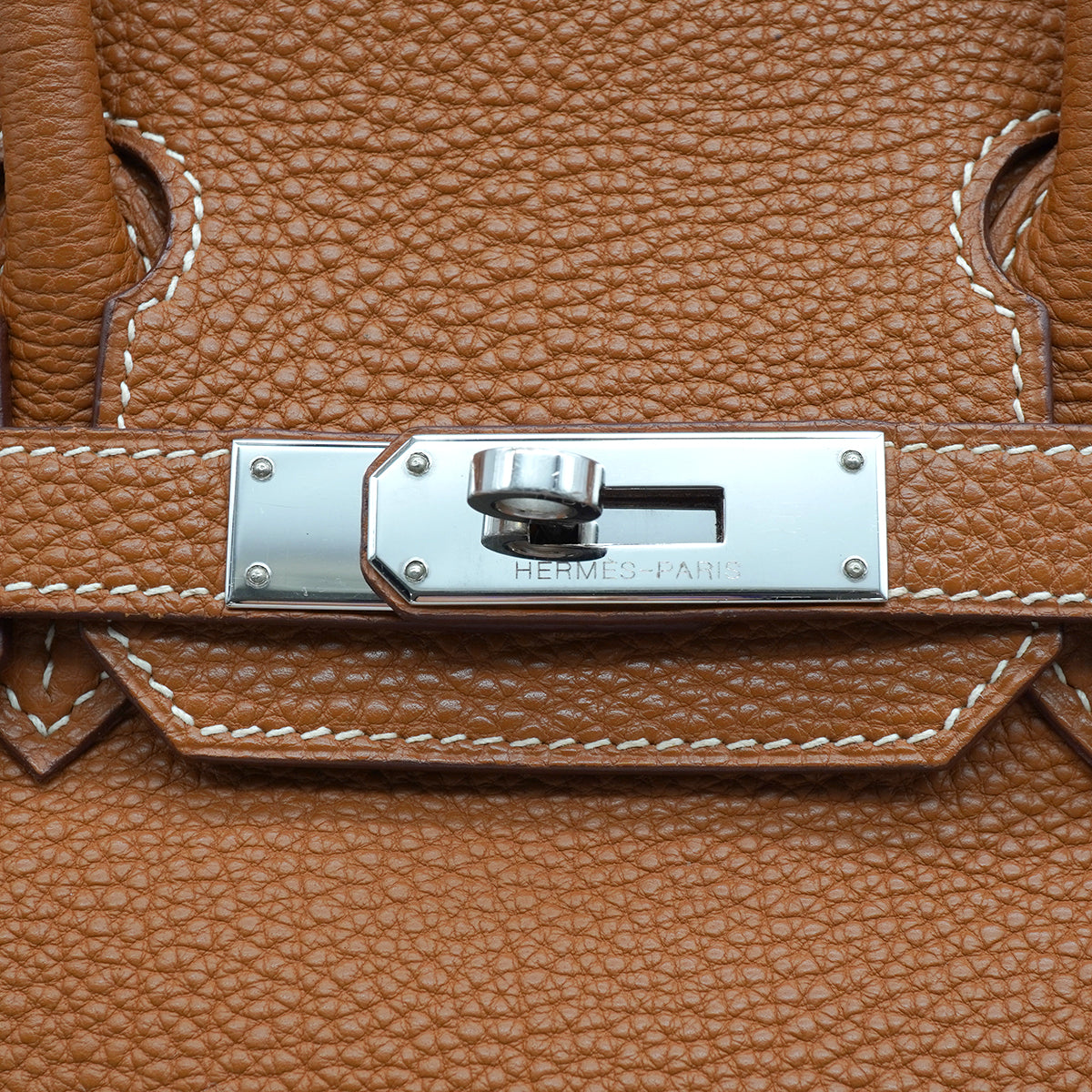 HERMES BIRKIN 30 GOLD TOGO HAND BAG 2006 SQUARE J PALLADIUM HARDWARE MARKED STAR 90343620