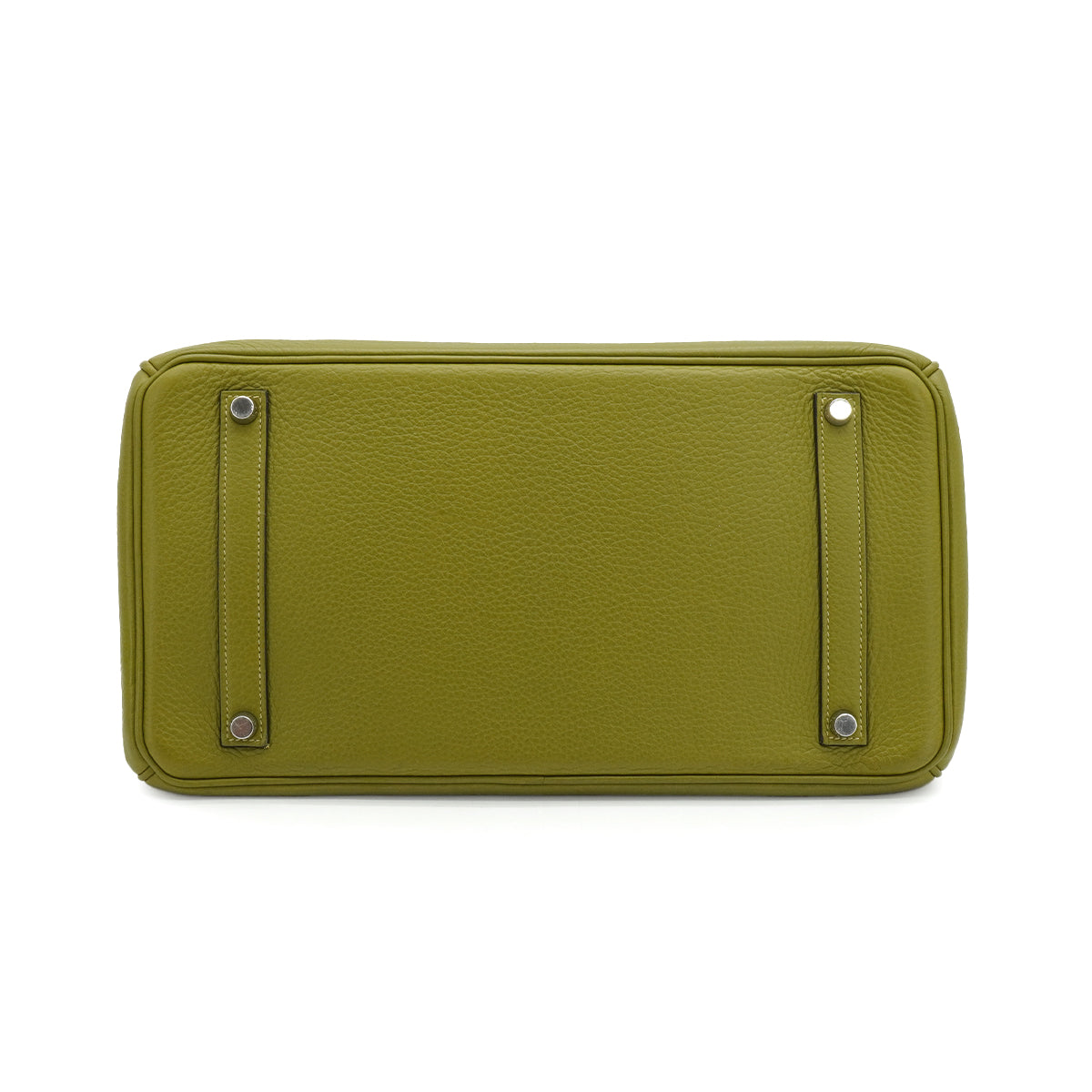 HERMES BIRKIN 35 PISTACHIO TOGO HAND BAG 2008 SQUARE L PALLADIUM HARDWARE 90340175