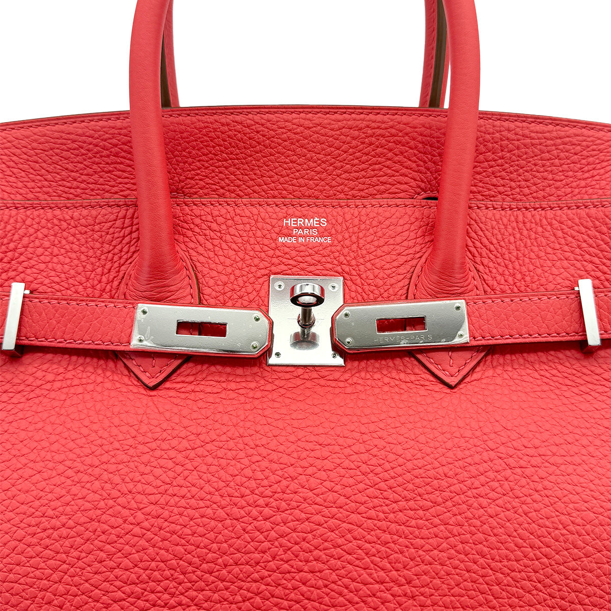 HERMES BIRKIN 35 ROSE JAIPUR TAURILLON CLEMENCE HAND BAG 2012 SQUARE P PALLADIUM HARDWARE 90322917