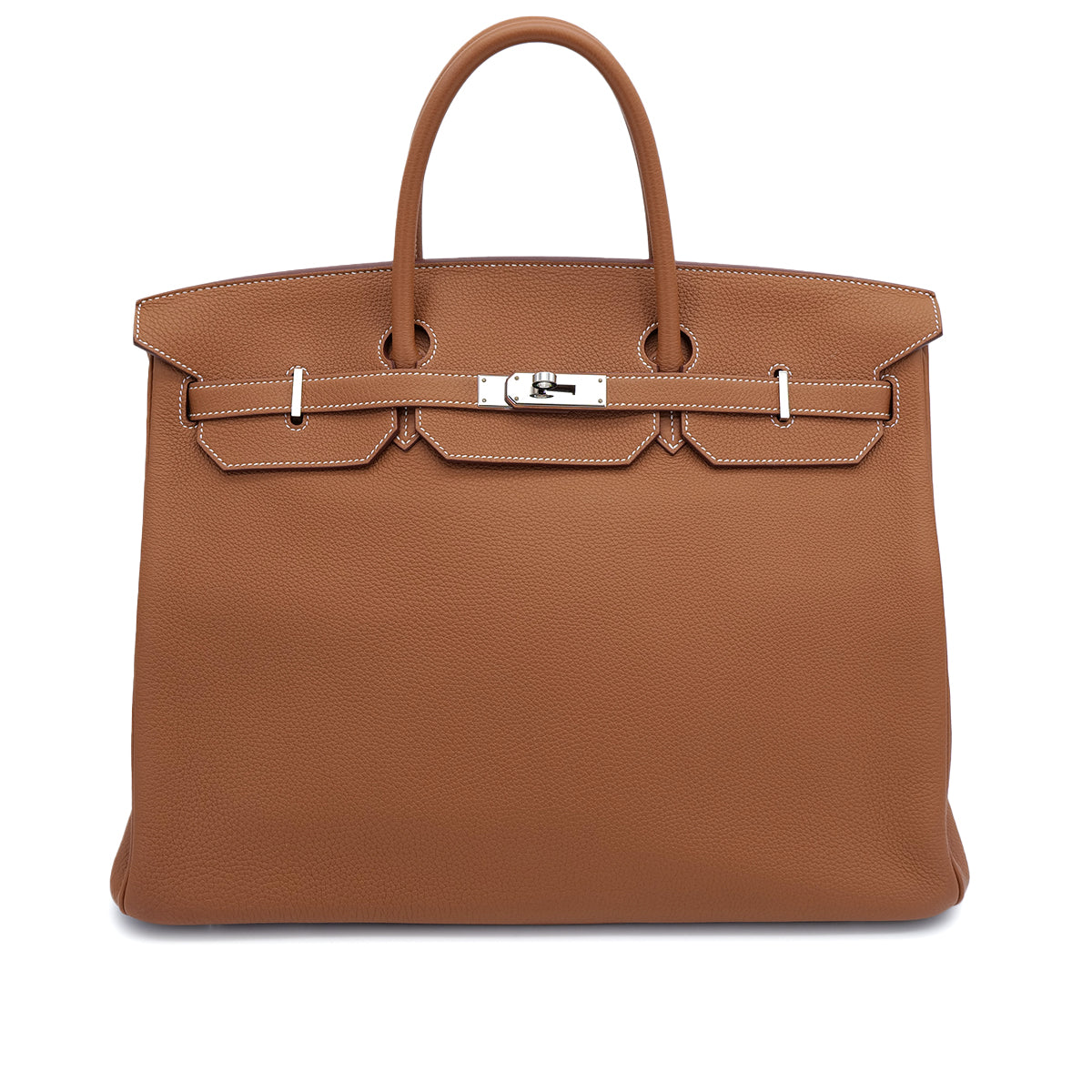 HERMES BIRKIN 40 GOLD TOGO HAND BAG 2023 B PALLADIUM HARDWARE 90313350