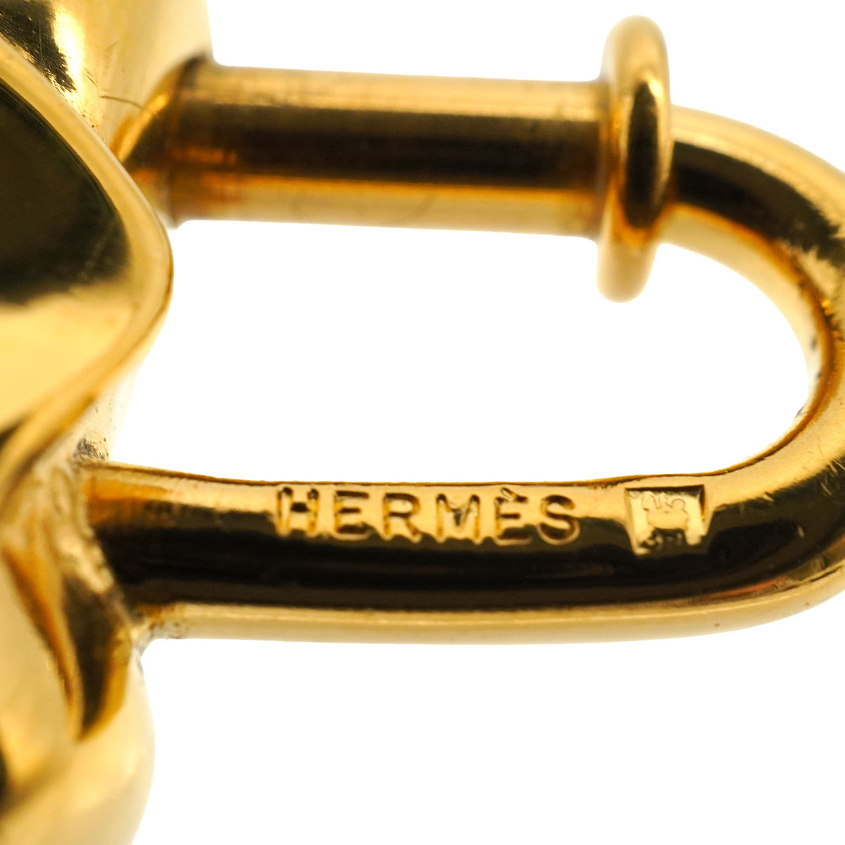 HERMES CADENA CHARM EXOTISME ELEPHANT 1988 GOLD ACCESSORY 90339665