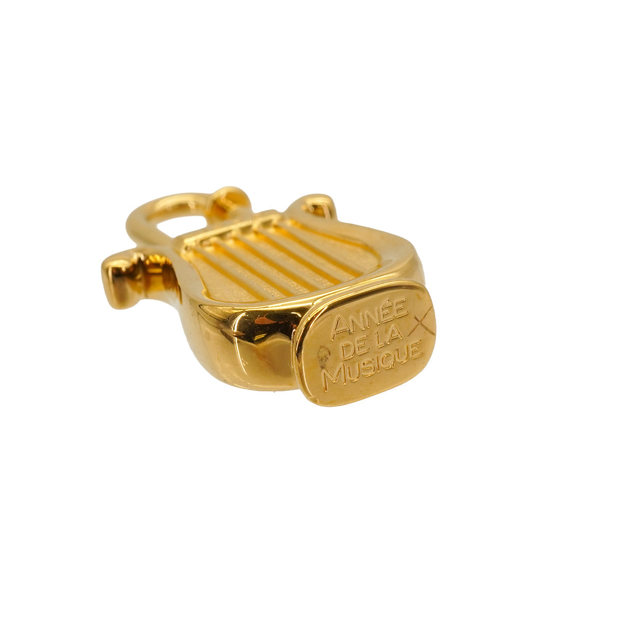 HERMES CADENA CHARM LA MUSIQUE 1996 GOLD ACCESSORY 90334875