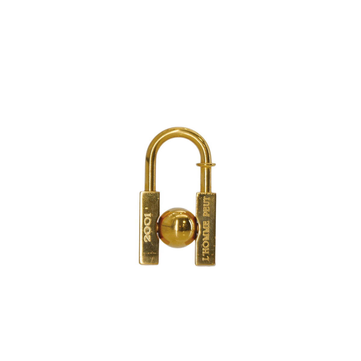 HERMES CADENA CHARM L´HOMME PEUT GOLD 2001 ACCESSORY 90319917