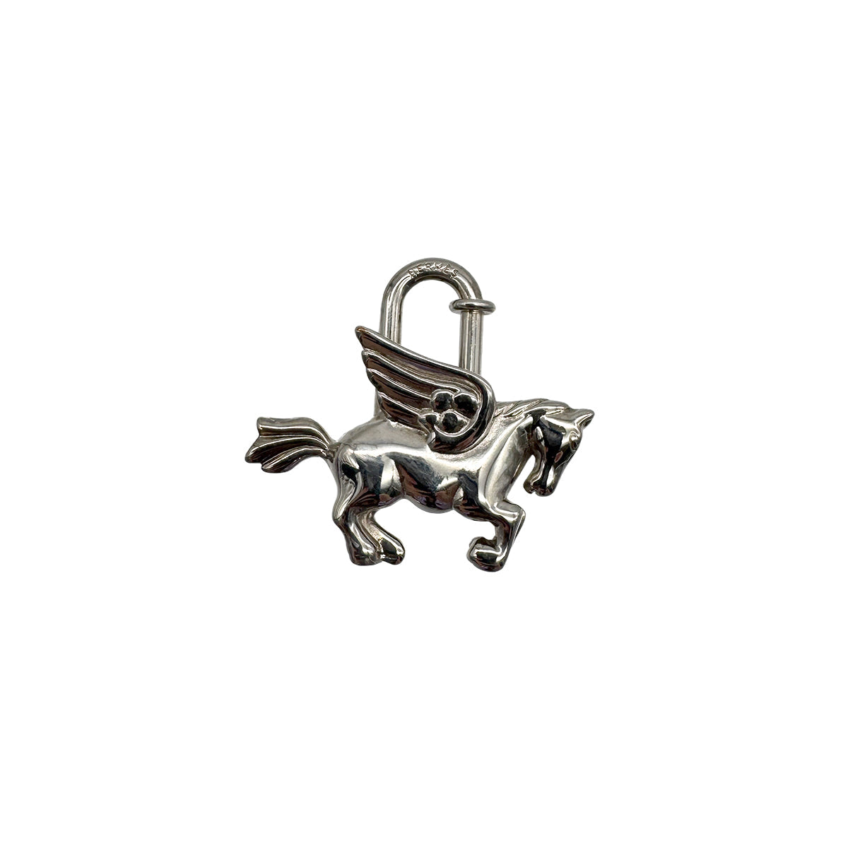 HERMES CADENA CHARM PEGASUS SILVER ACCESSORY 90328931