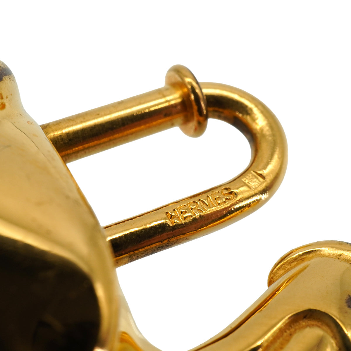 HERMES CADENA CHARM PELICAN 1992 DE LA MER GOLD ACCESSORY 90341160