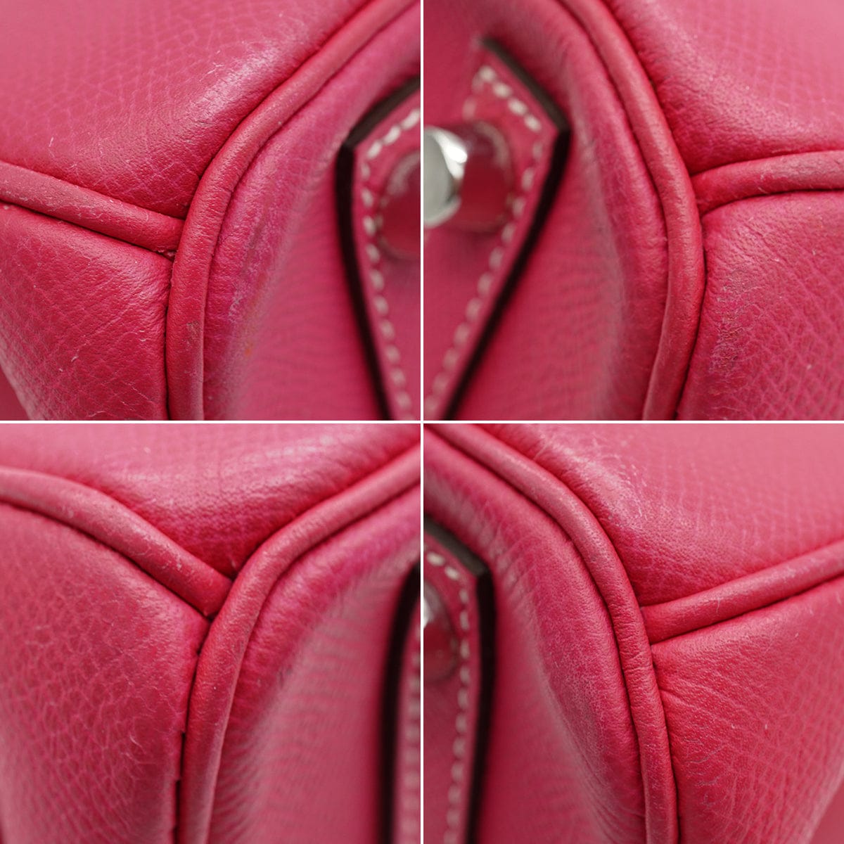 Luxury Promise HERMES CANDY BIRKIN 30 ROSE TYRIEN RUBIS VEAU EPSOM HAND BAG 2011 SQUARE O PALLADIUM HARDWARE 90343000