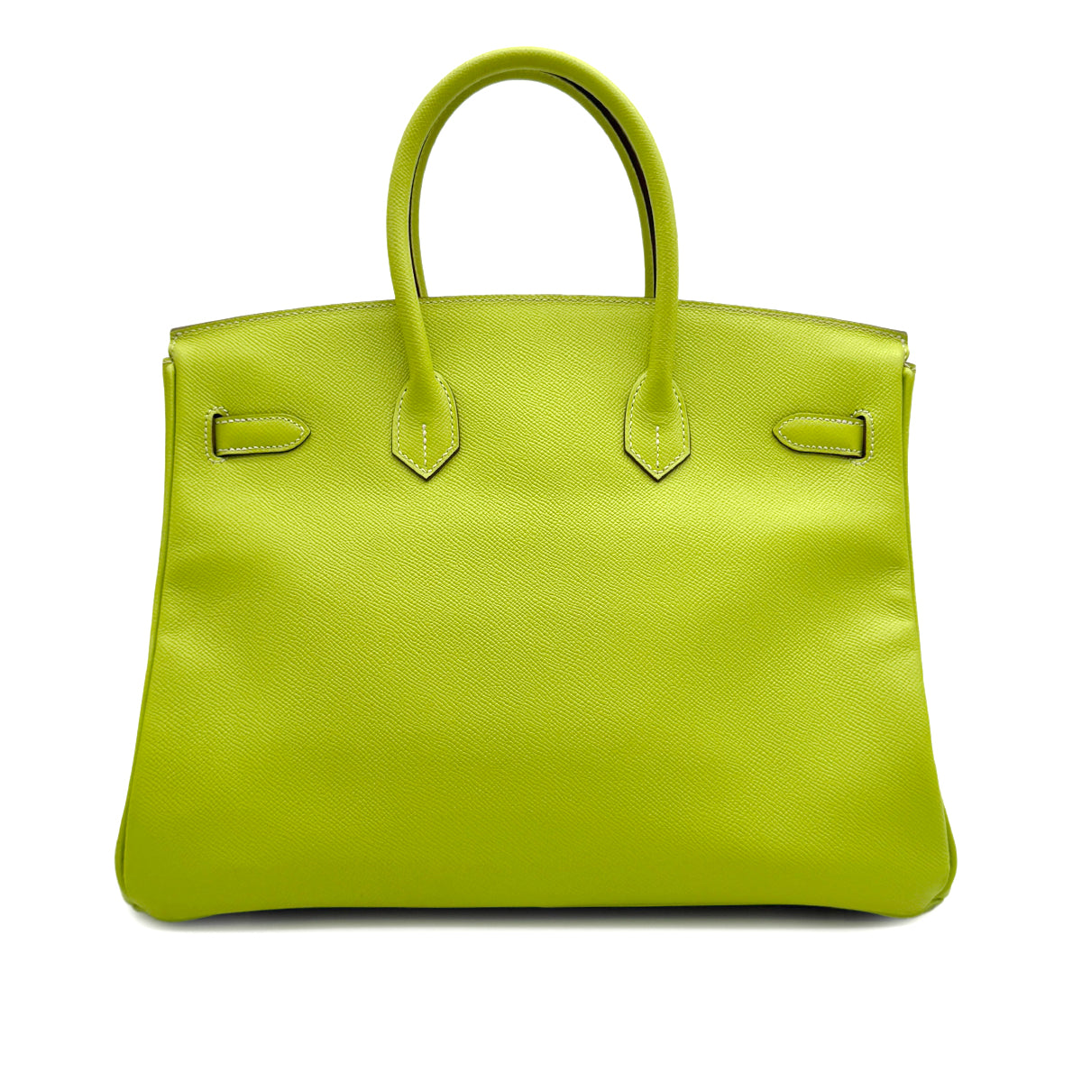 HERMES CANDY BIRKIN 35 KIWI LICHEN VEAU EPSOM HAND BAG 2011 SQUARE O PALLADIUM HARDWARE 90314554