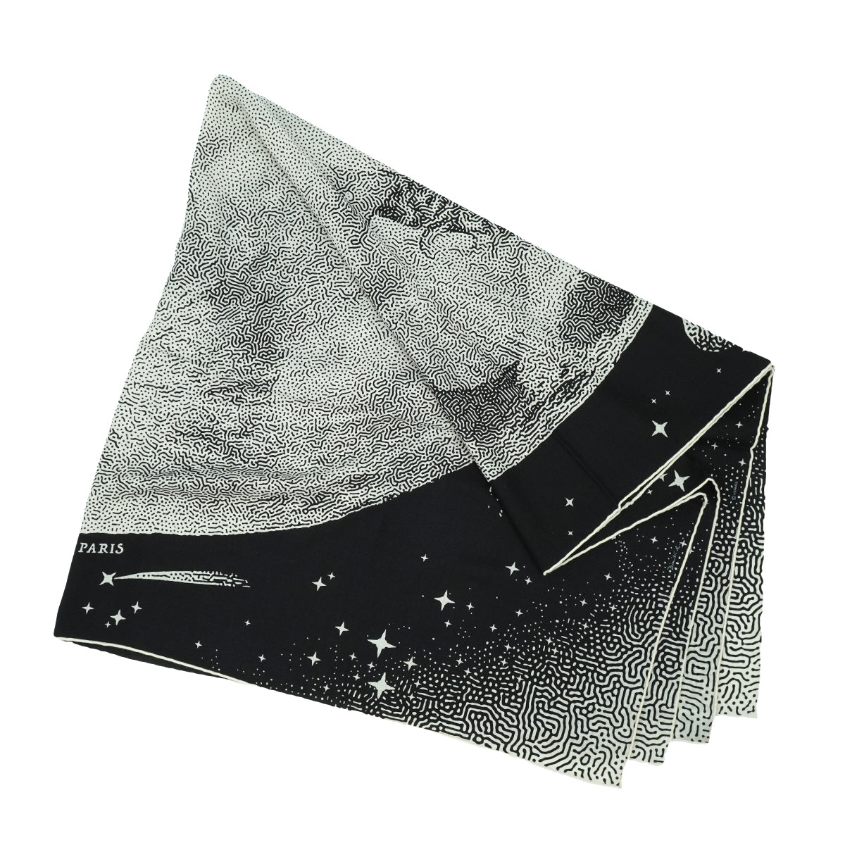 HERMES CARRE GEANT 140 CLAIR DE LUNE SCARF BLACK CASHMERE SILK 90328130