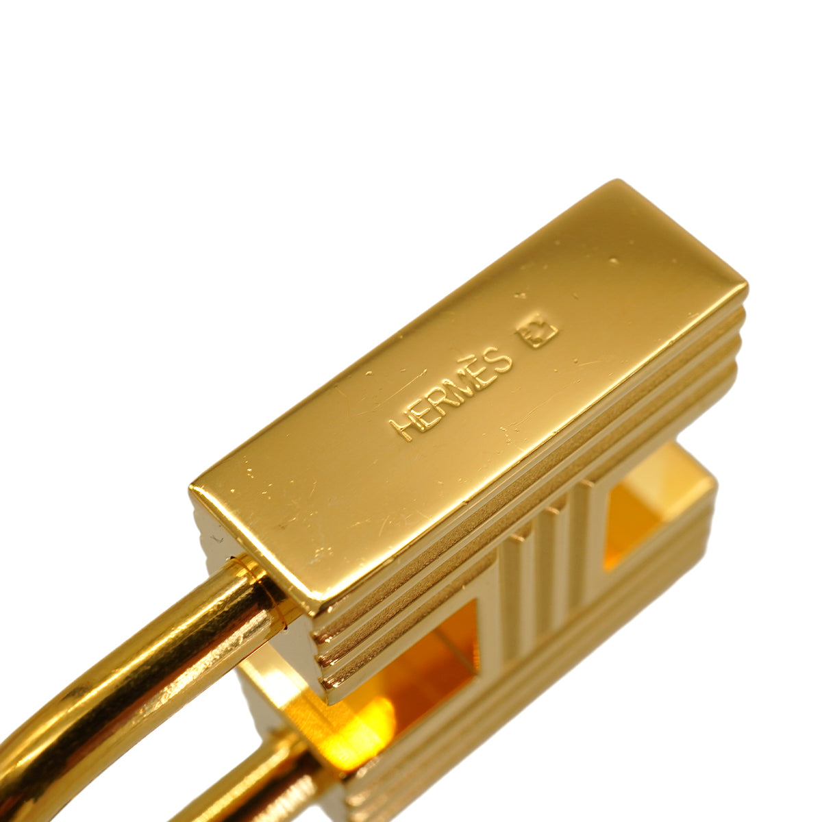 HERMES CHARM CADENA PREMIERS PAS DANS LE SIECLE CLASSIC H 2000 GOLD ACCESSORY 90346000