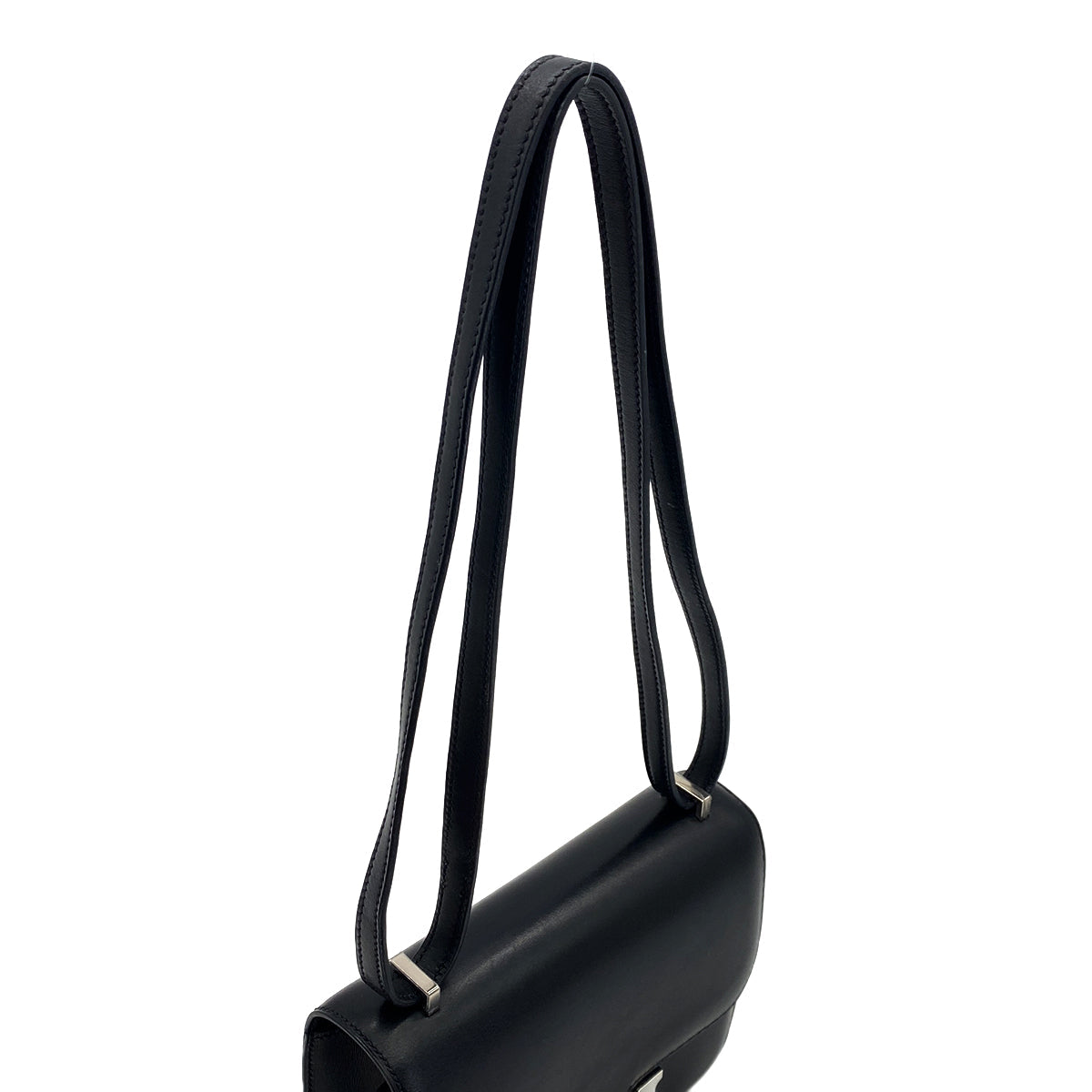 HERMES CONSTANCE 3 MINI 18 BLACK EVERCALF SHOULDER BAG 2017 A STAMP PALLADIUM HARDWARE 90322780