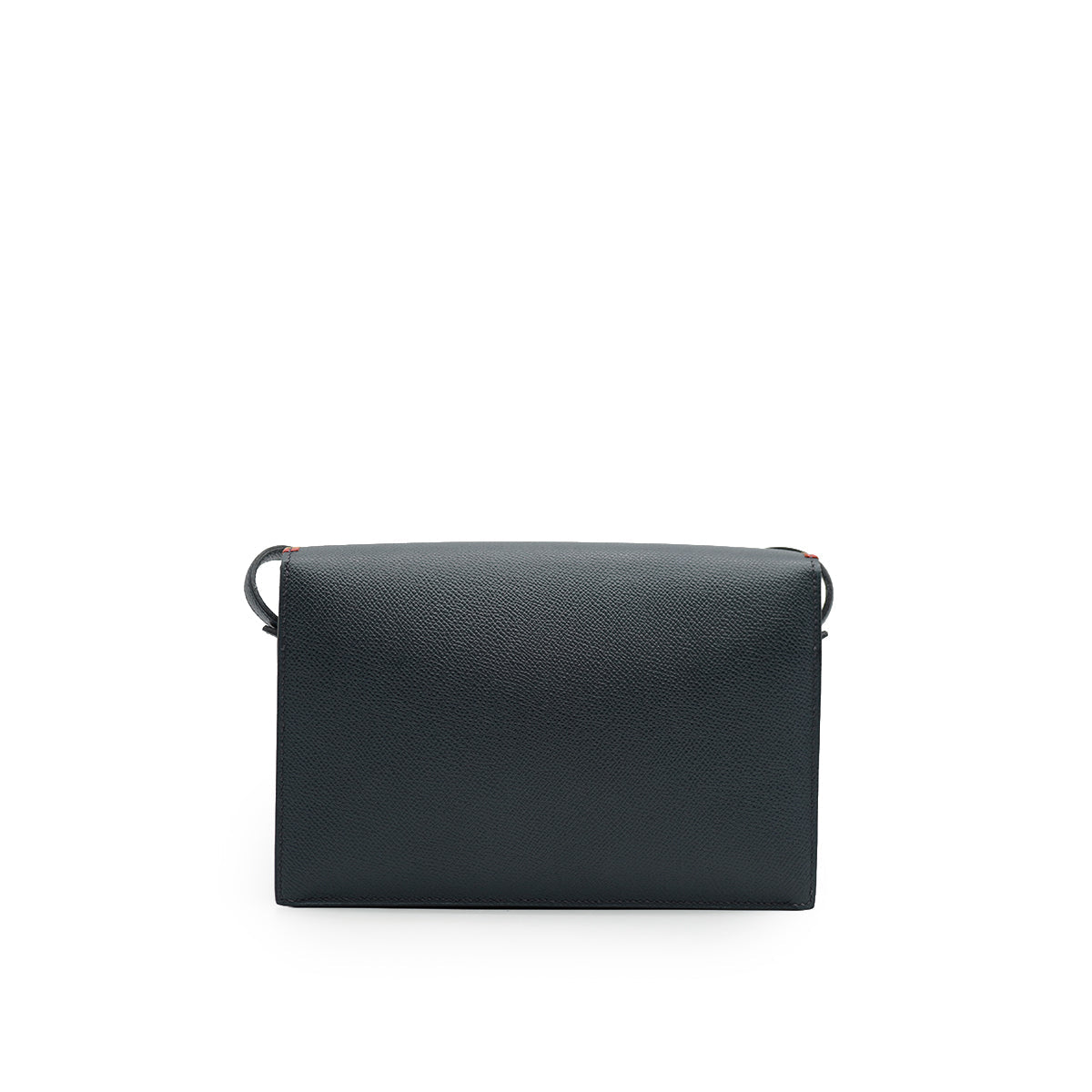 HERMES FACO BLUE INDIGO LIZARD VEAU EPSOM SHOULDER BAG 2004 SQUARE H GOLD HARDWARE 90335156