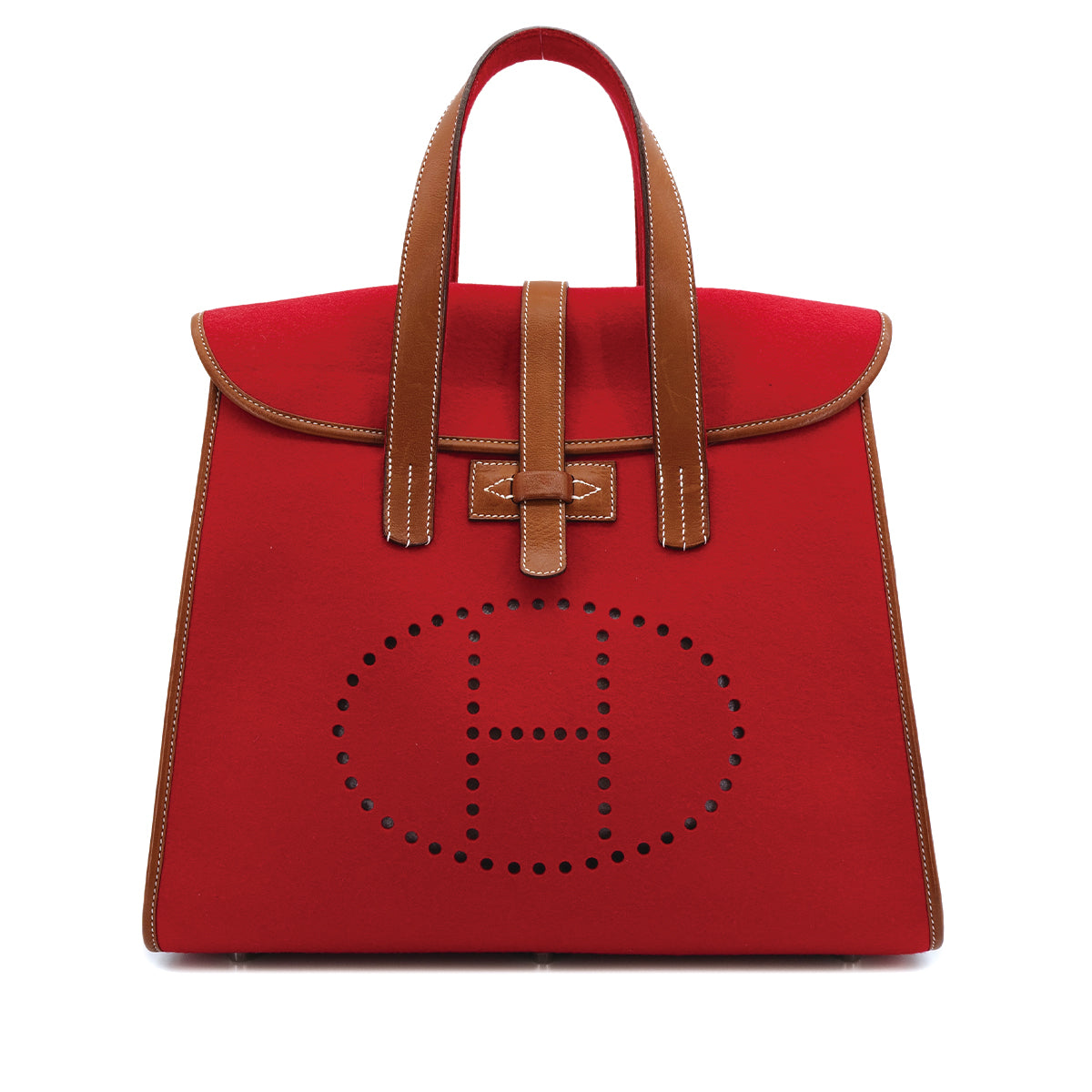 HERMES_FEU_DOU_ROUGE_H_FEUTRE_HAND_BAG_2007_SQUARE_K_90312924_japan