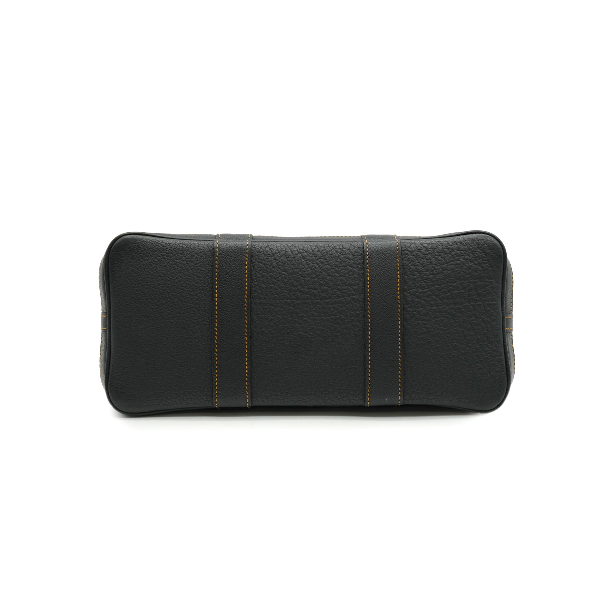 HERMES GARDEN PARTY TPM BLACK DENIM FONC BUFFLE SKIPPER TOILE H HAND BAG 2012 SQUARE P 90335887