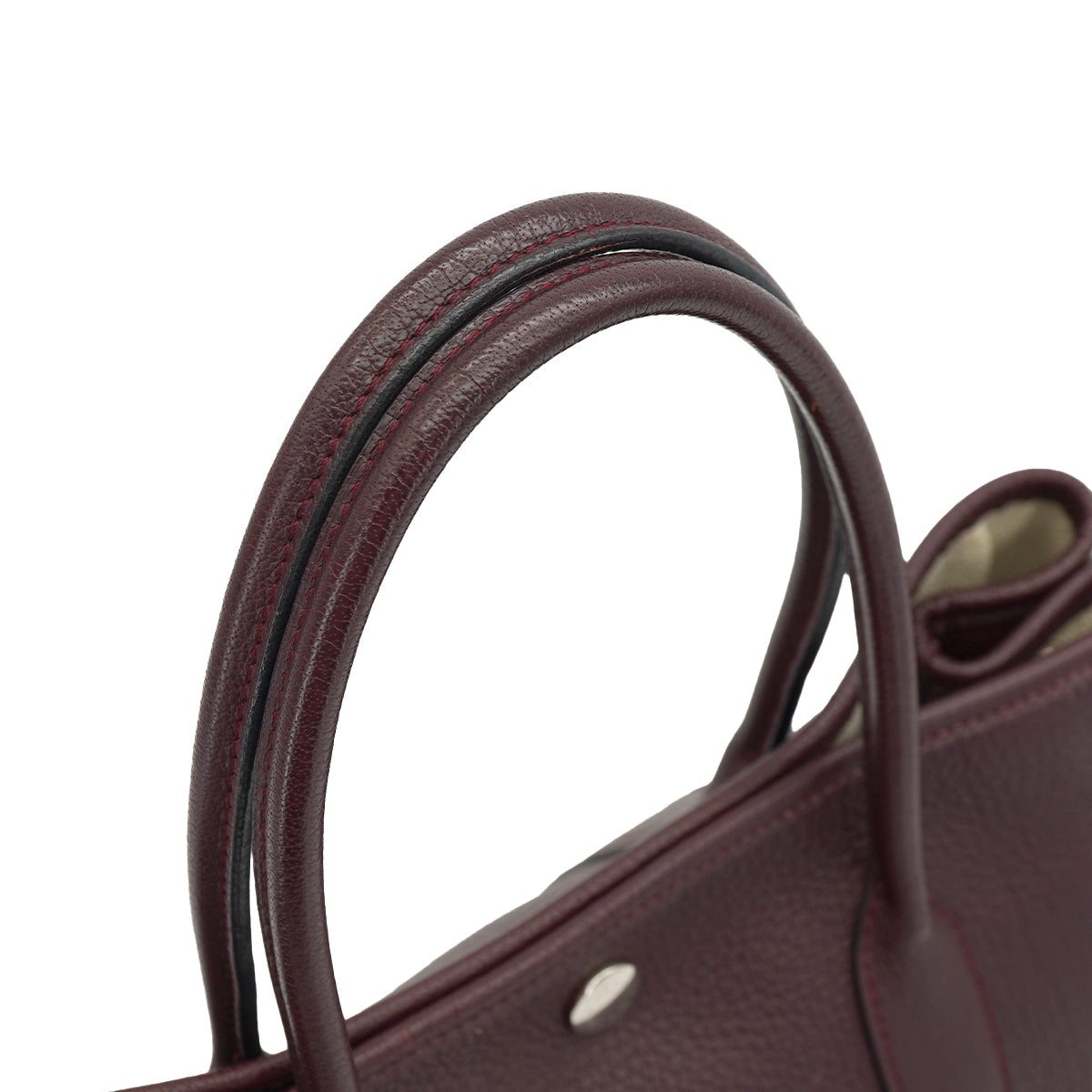HERMES GARDEN PARTY TPM CHOCOLAT NEGONDA TOTE BAG 2008 SQUARE L 90340154