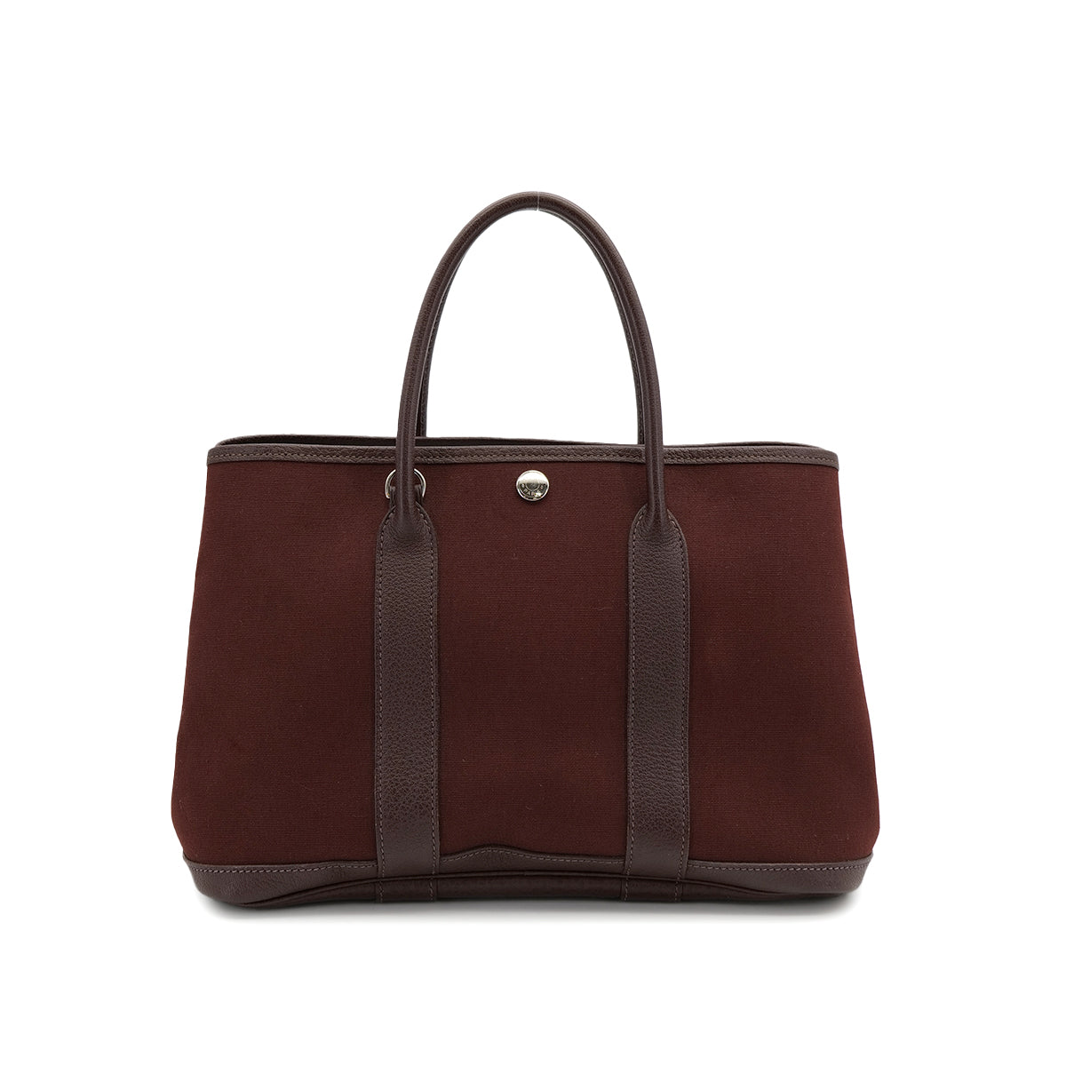HERMES GARDEN PARTY TPM ROUGE H BLUE INDIGO TOILE OFFICIER BUFFLE SKIPPER HAND SHOULDER BAG 2005 SQUARE I 90313399