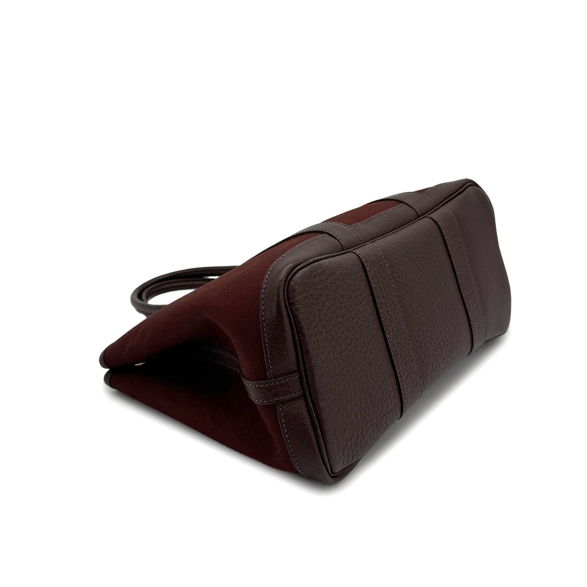 HERMES GARDEN PARTY TPM ROUGE H BLUE INDIGO TOILE OFFICIER BUFFLE SKIPPER HAND SHOULDER BAG 2005 SQUARE I 90313399