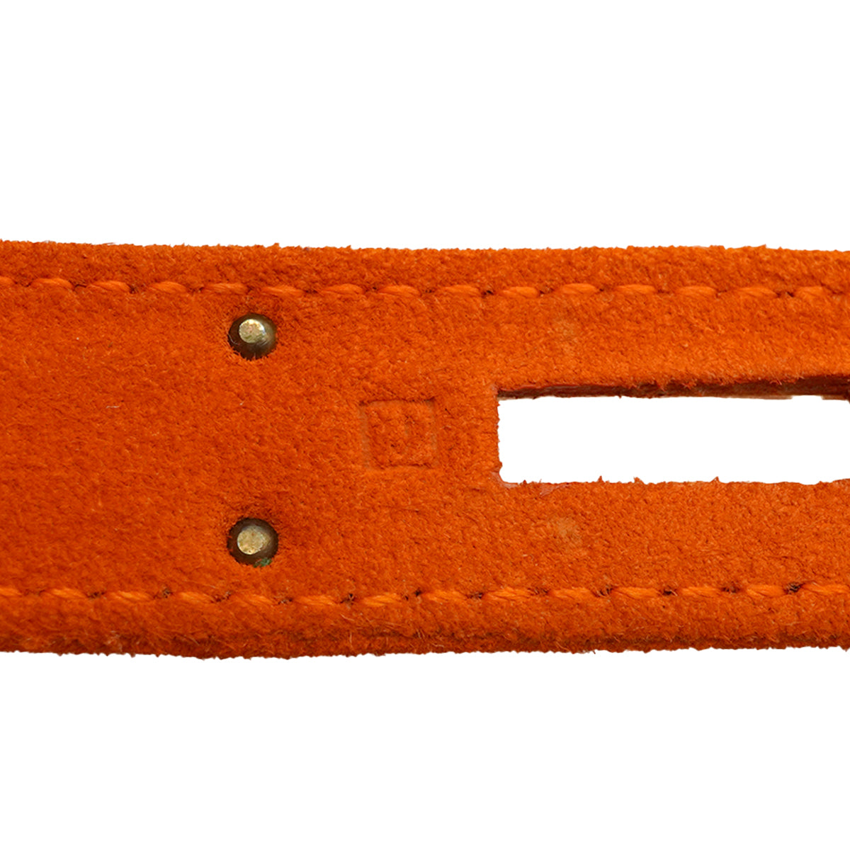 HERMES KELLY 28 SELLIER ORANGE DOBLIS HAND SHOULDER BAG 2006 SQUARE J GOLD HARDWARE 90347756