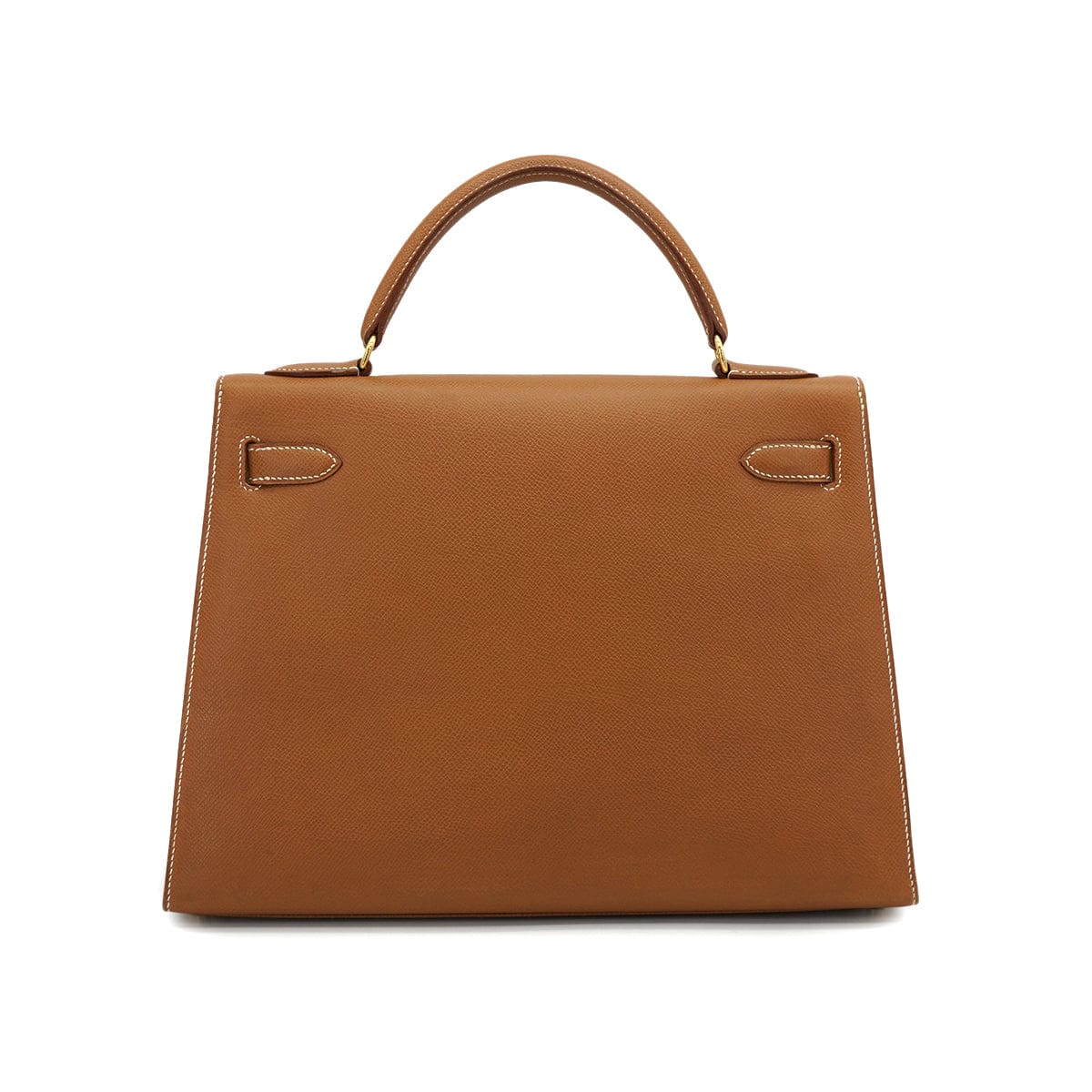 LUXURY PROMISE HERMES KELLY 32 SELLIER GOLD COURCHEVEL HAND SHOULDER BAG 1996 CIRCLE Z GOLD HARDWARE 90332386