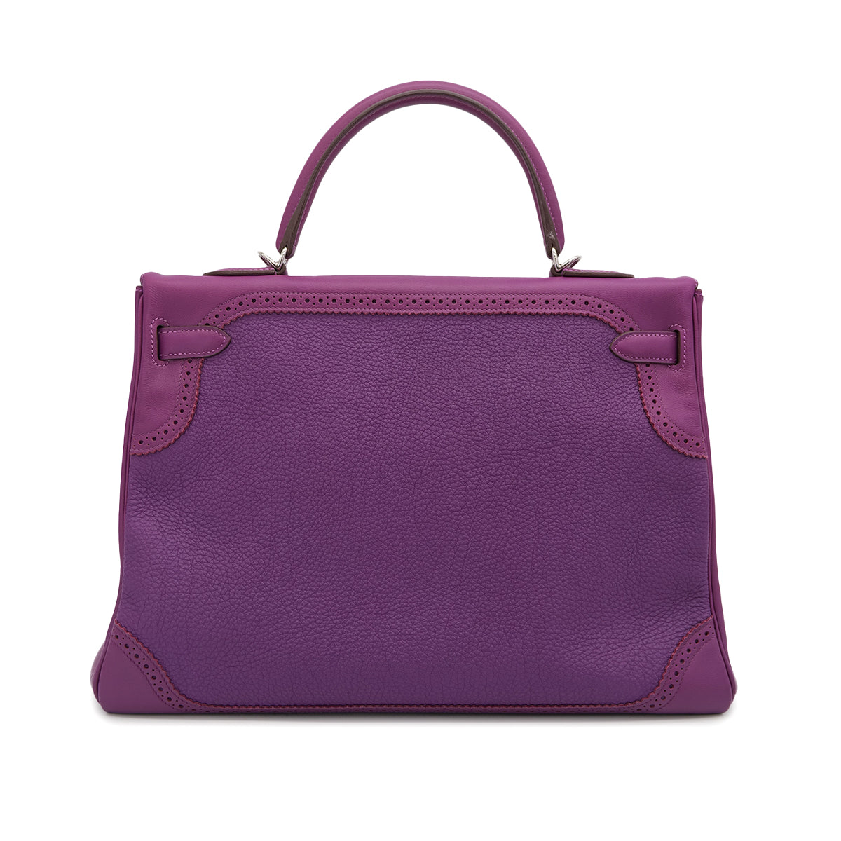 HERMES KELLY35 GHILLIES RETOURNE ANEMONE TOGO SWIFT HAND SHOULDER BAG 2014 R STAMP PALLADIUM HARDWARE 90325615