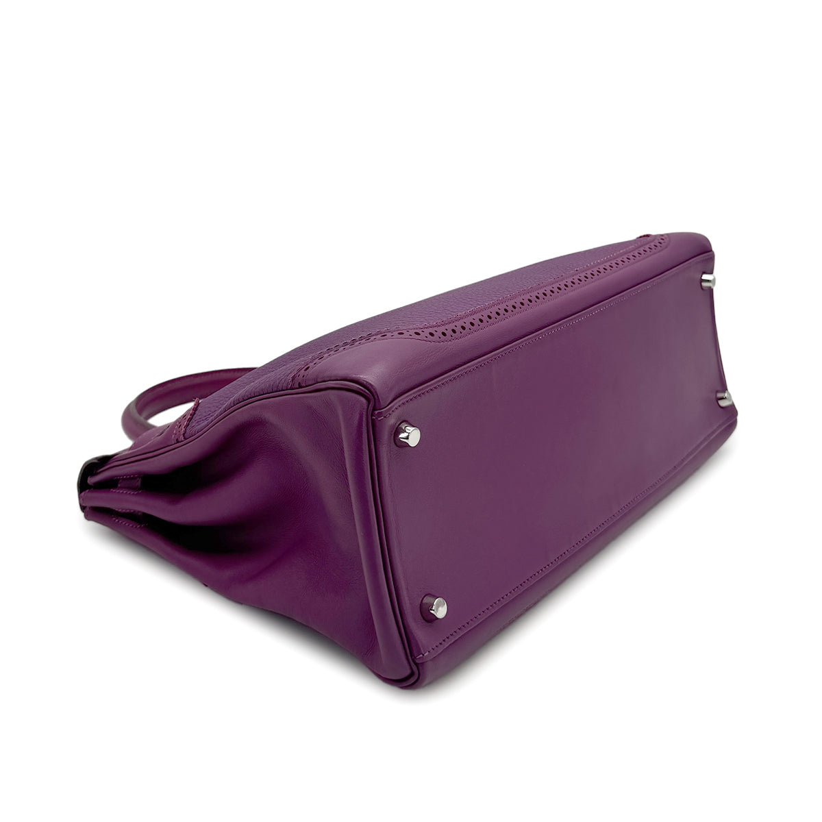 HERMES KELLY35 GHILLIES RETOURNE ANEMONE TOGO SWIFT HAND SHOULDER BAG 2014 R STAMP PALLADIUM HARDWARE 90325615
