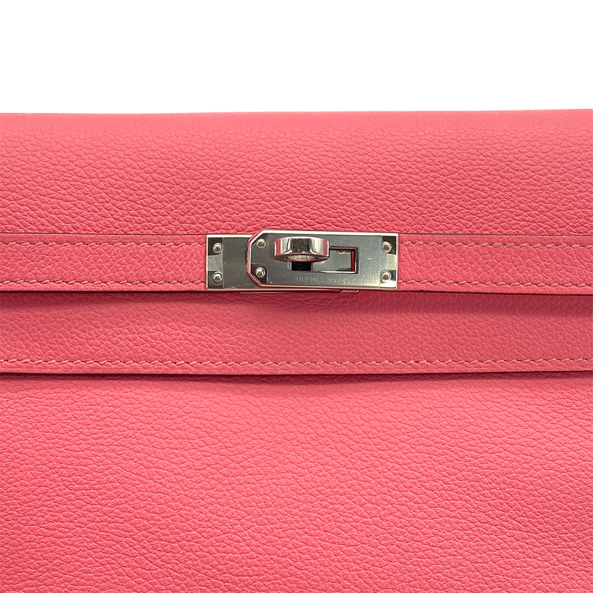 HERMES KELLY DANCE 2 ROSE AZALEE EVERCOLOR SHOULDER BAG 2019 D STAMP PALLADIUM HARDWARE 90326718