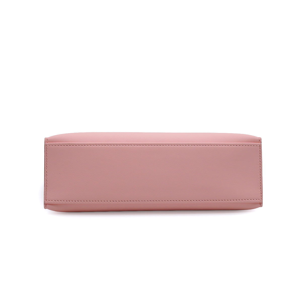HERMES KELLY POCHETTE ROSE SAKURA VEAU SWIFT HAND BAG 2025 K STAMP PALLADIUM HARDWARE 90331865