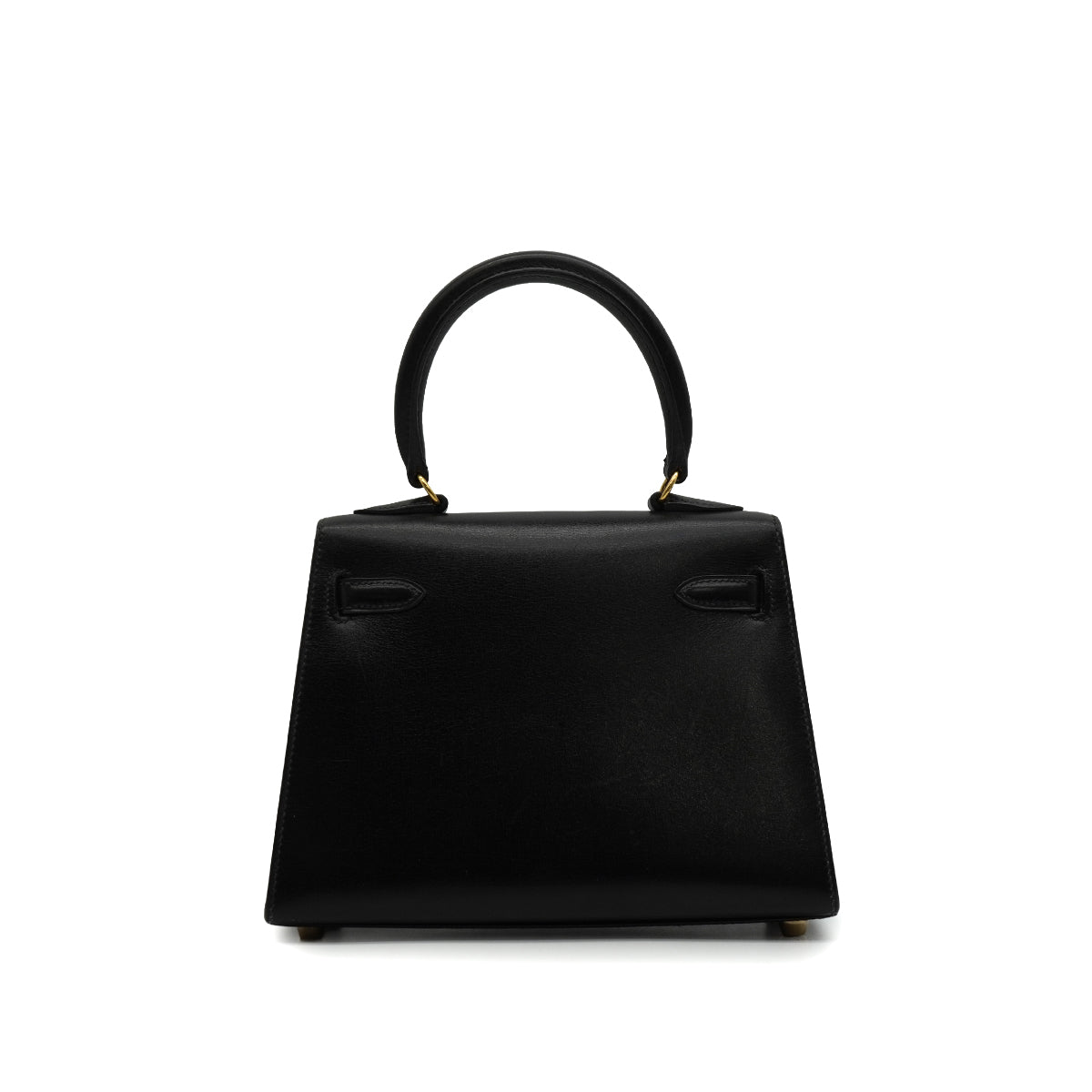 HERMES MINI KELLY 20 SELLIER POUSSIERE MADAME SHOULDER BAG 1993 CIRCLE W PERMABRASS GOLD HARDWARE 90346641