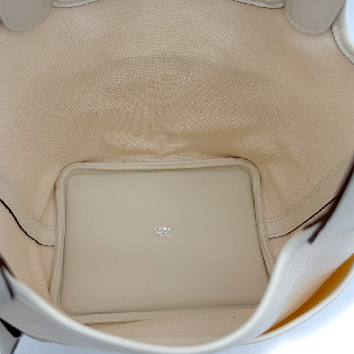 HERMES PICOTIN LOCK 18 PM CARGO POCKET NATA TOILE GOELAND VEAU SWIFT 2021 Z STAMP PALLADIUM HARDWARE 90320993