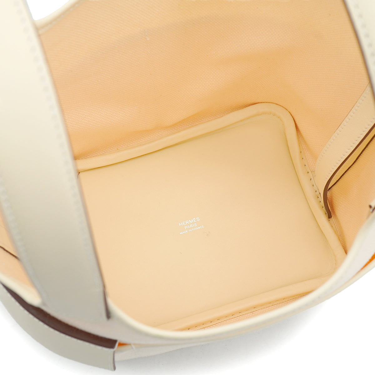 HERMES PICOTIN LOCK 18 PM CARGO POCKET NATA TOILE GOELAND VEAU SWIFT 2021 Z STAMP PALLADIUM HARDWARE 90334299