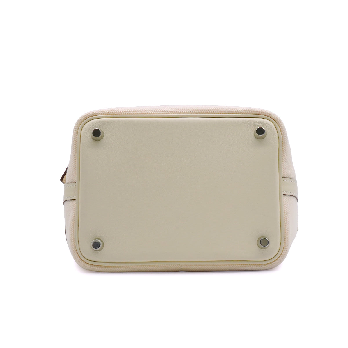 HERMES PICOTIN LOCK PM CARGO POCKET NATA TOILE GOELAND VEAU SWIFT 2021 Z STAMP PALLADIUM HARDWARE 90342568