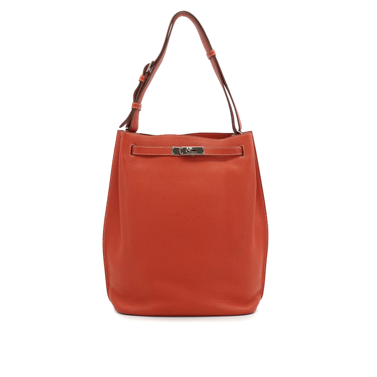 HERMES SO KELLY 26 SANGUINE TOGO SHOULDER BAG 2011 SQUARE O PALLADIUM HARDWARE 90335580