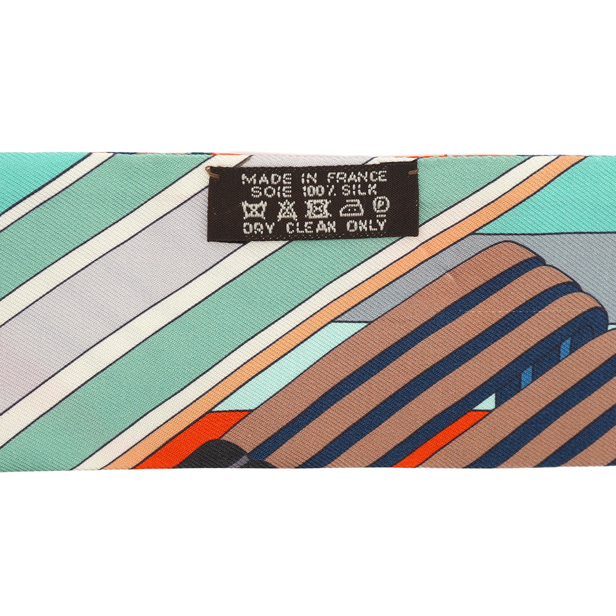 HERMES TWILLY SANGLES EN ZIGZAG SCARF MULTICOLOR SILK 90328693