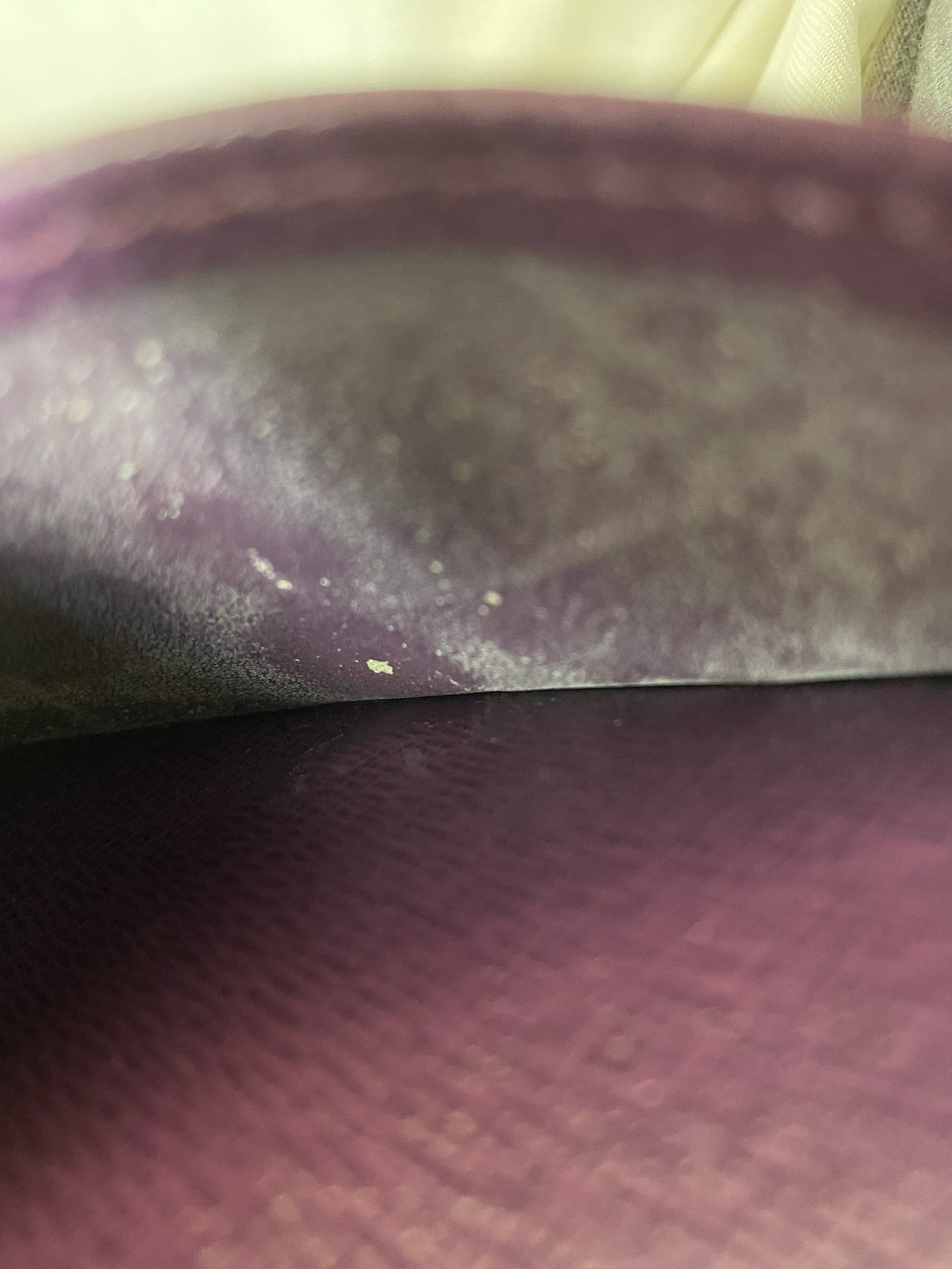 Louis Vuitton Epi six-ring agenda cover detail