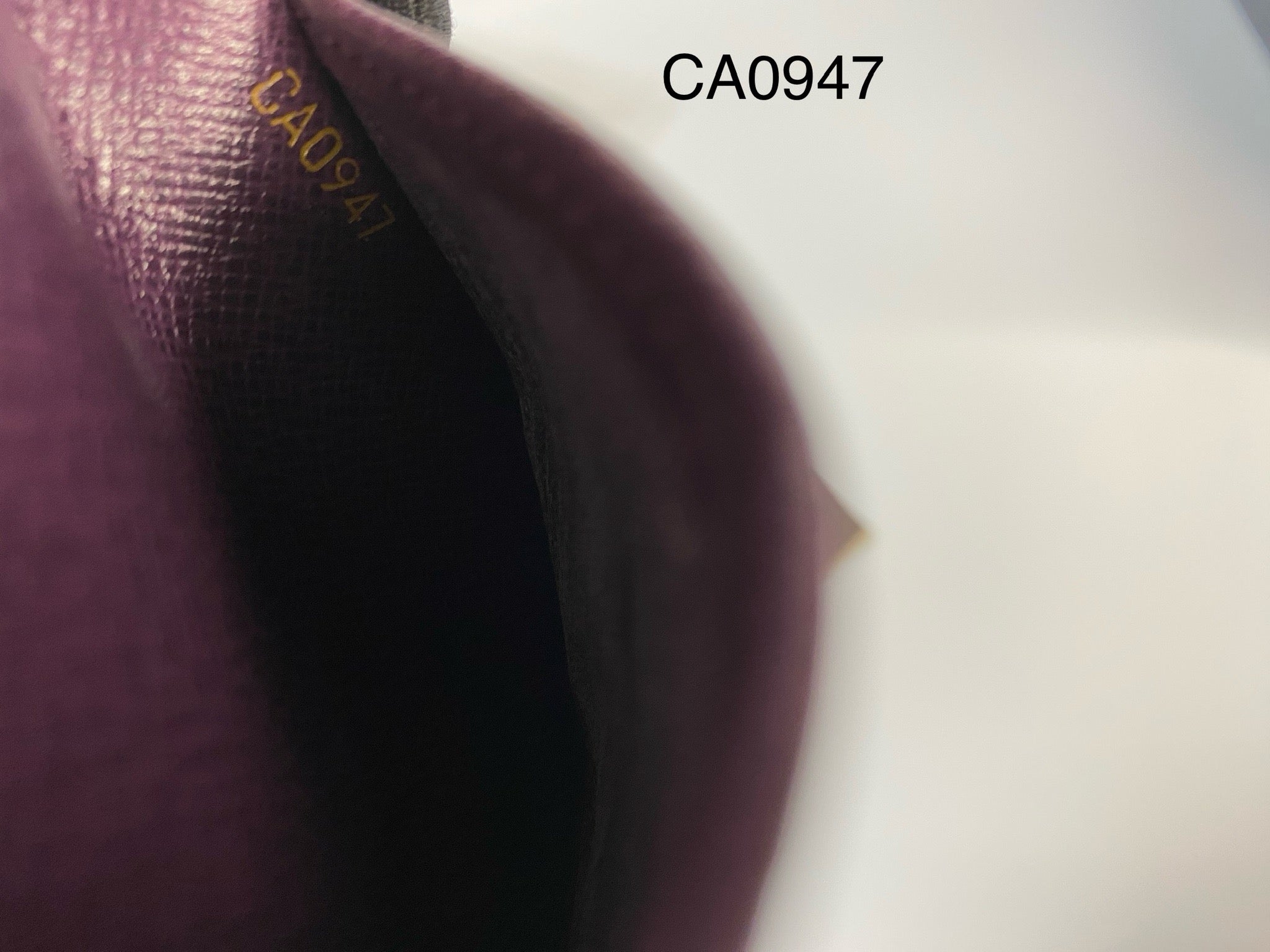 Louis Vuitton Epi six-ring agenda cover detail