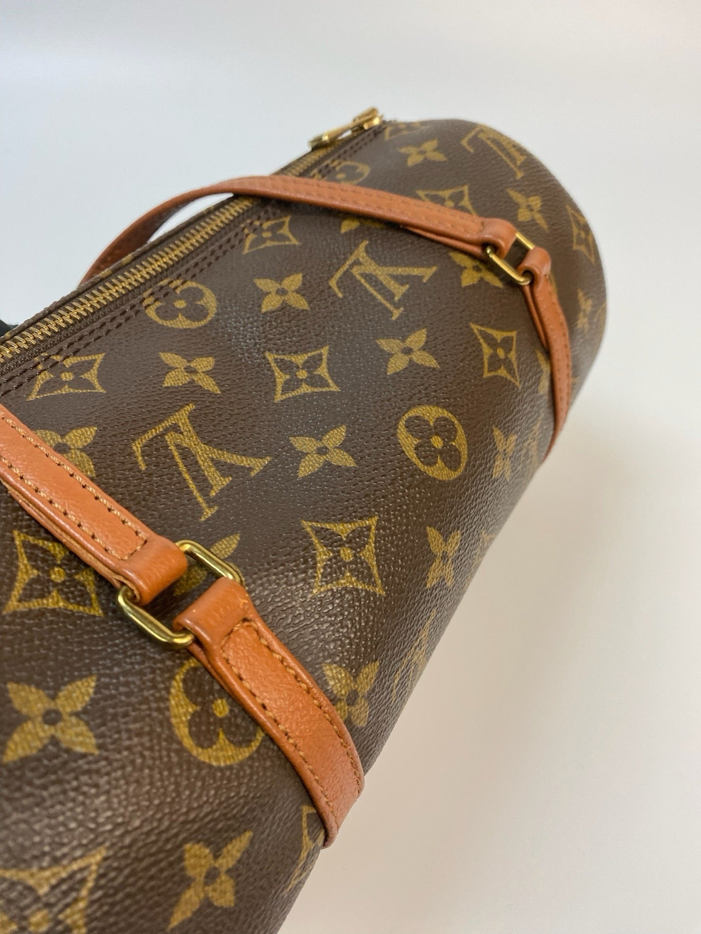 Louis Vuitton Papillon 26 handbag detail
