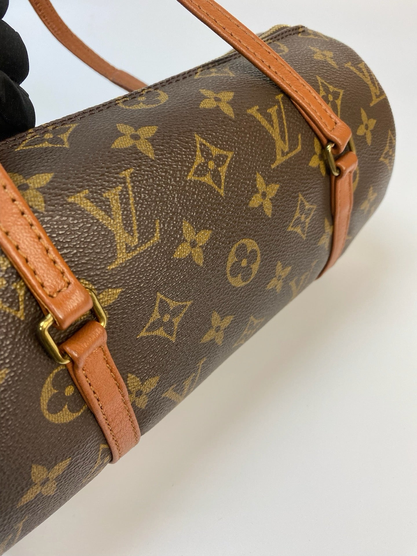 Louis Vuitton Papillon 26 handbag detail