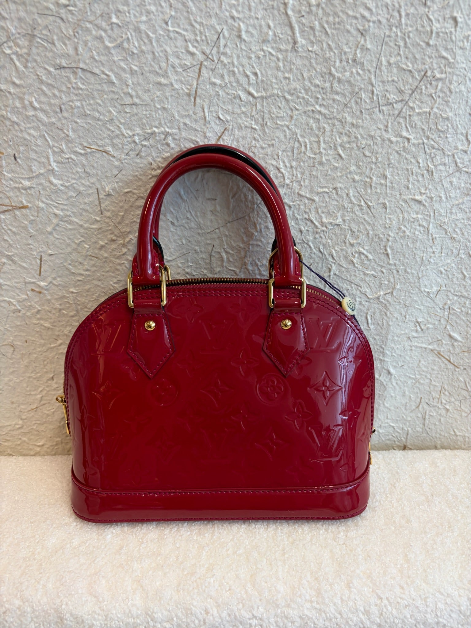 Louis Vuitton Alma BB dark red image 2