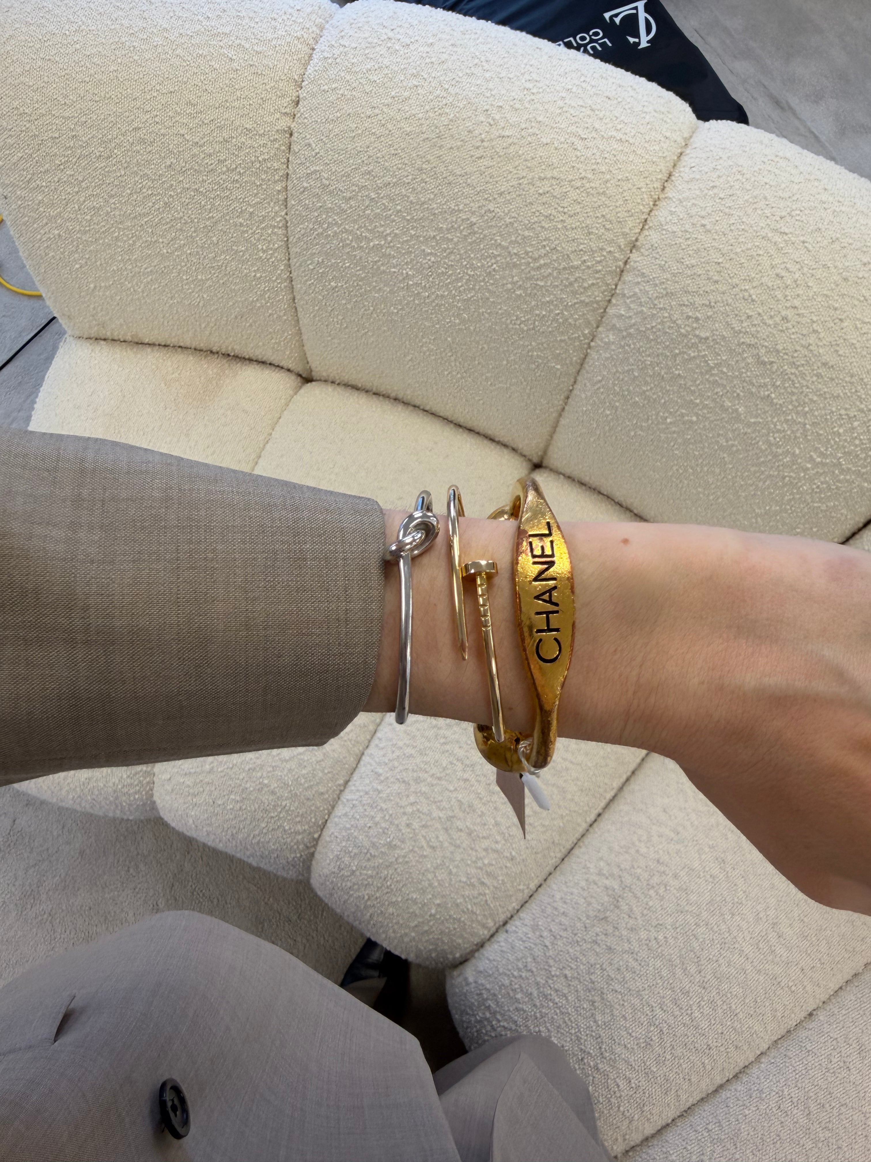 Chanel cuff link gold - APC0084