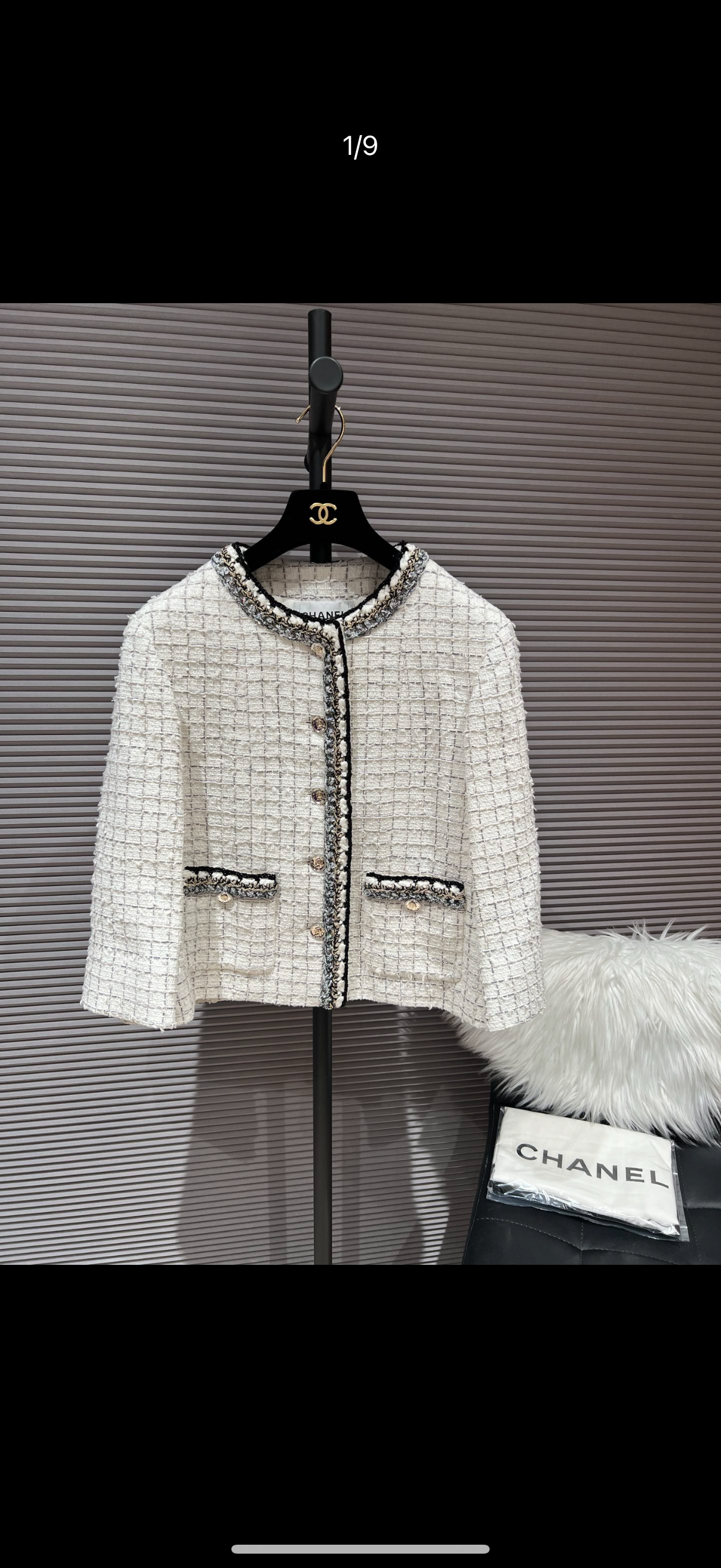 CHANEL 25S WHITE BLAZER FT101588