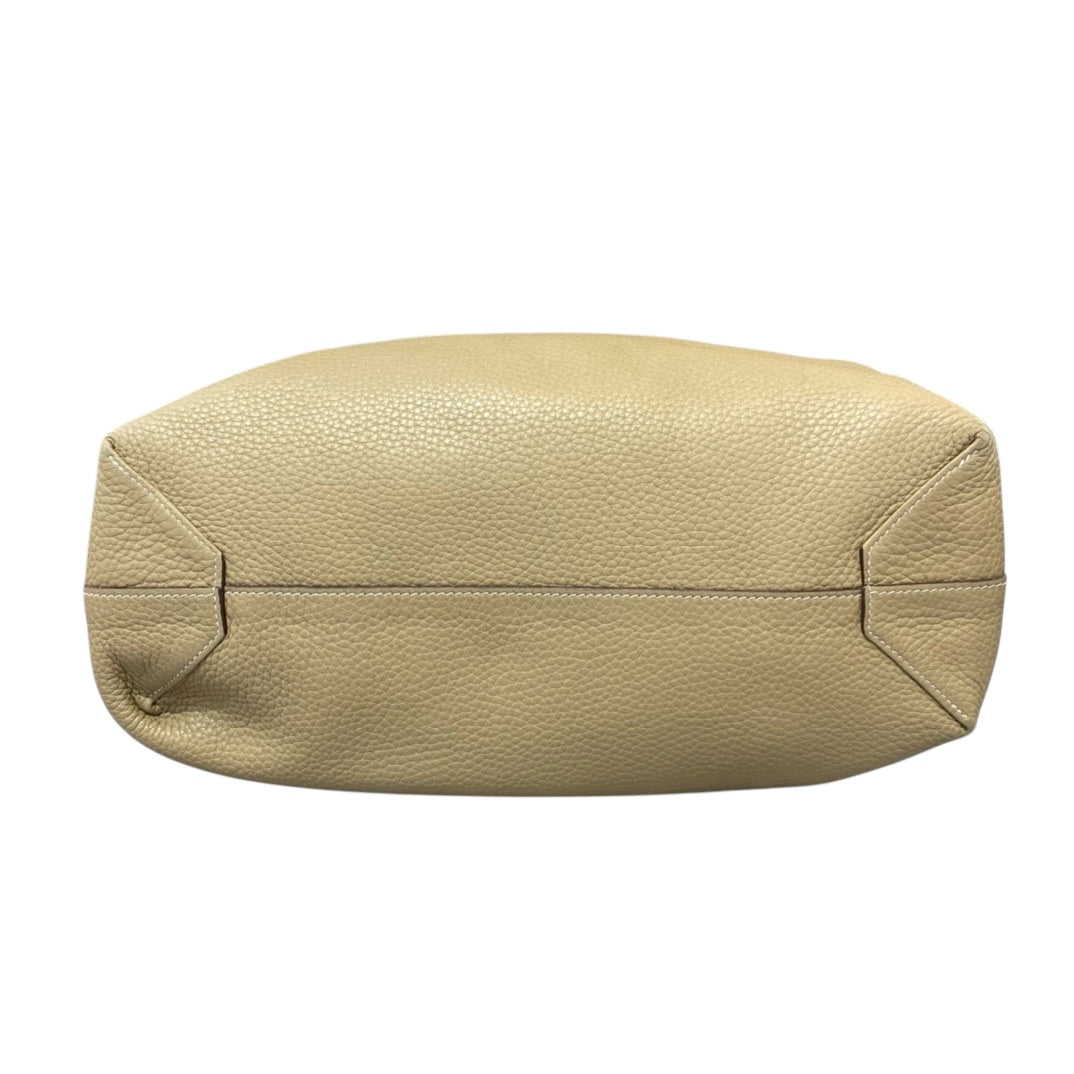 Hermes Double Sens Tote Bag in Clemence - Gold/Blue