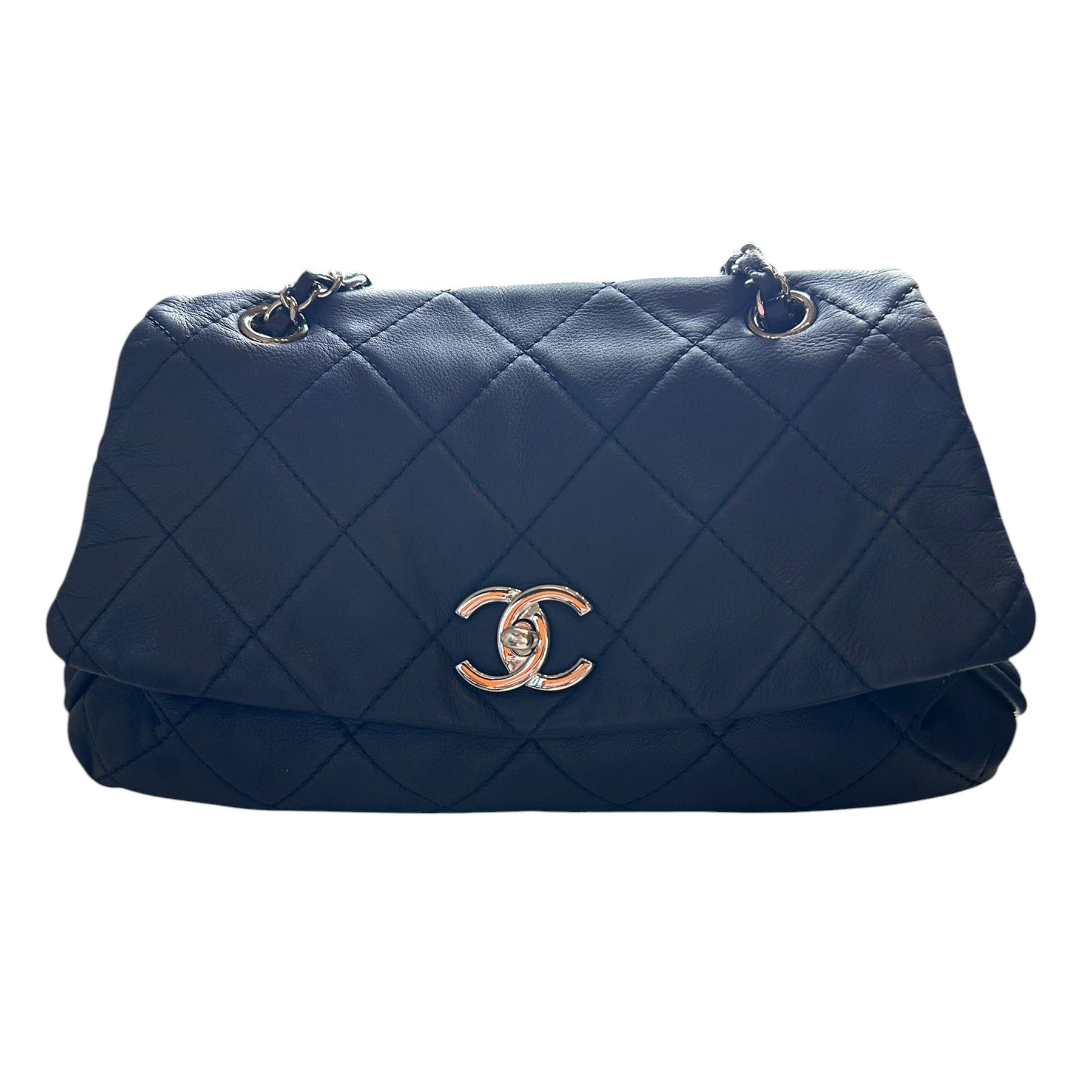 Chanel Navy Blue Flap Bag