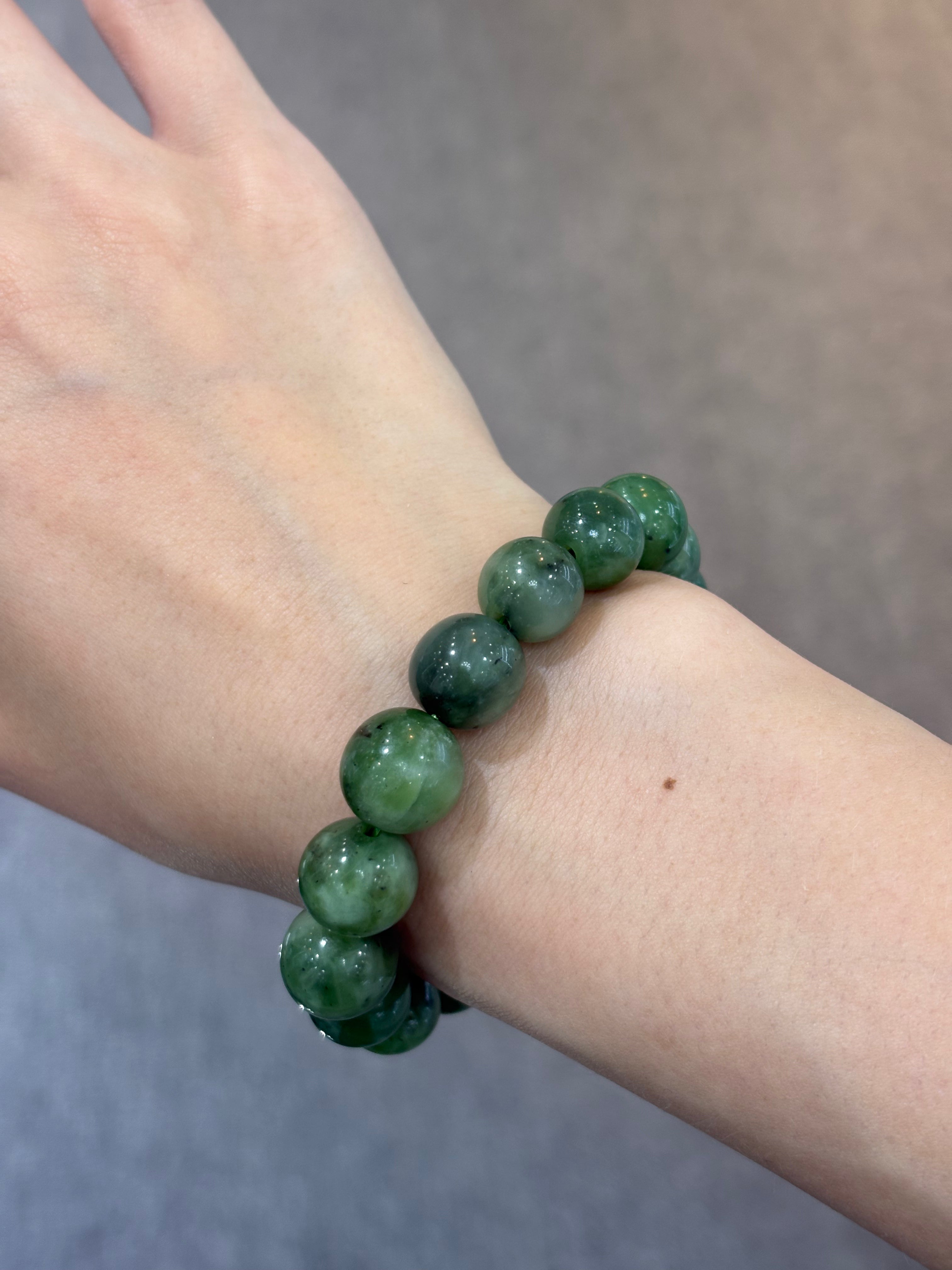 210CT Natural Siberian Jade Bracelet DXBCS5755
