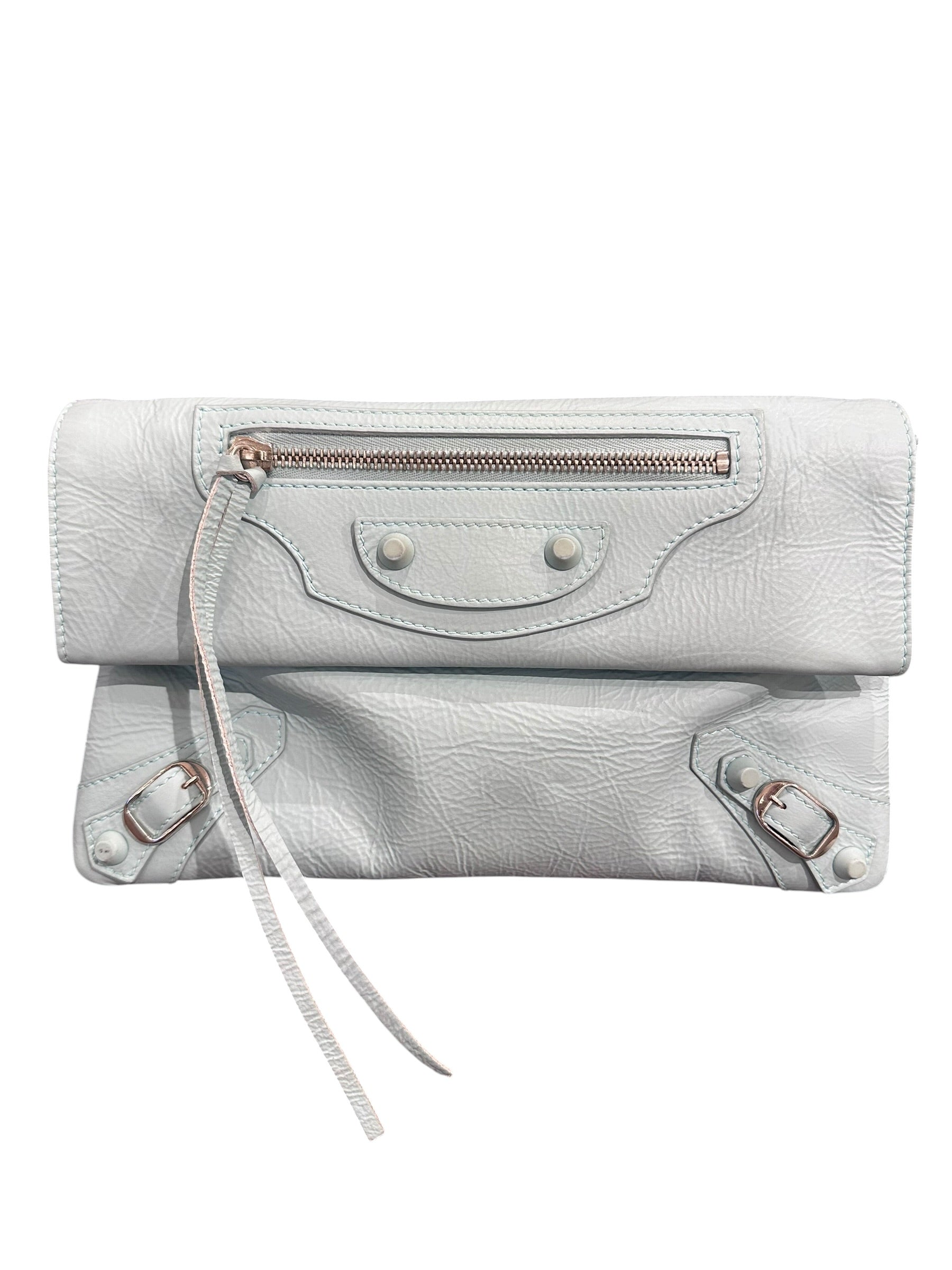 Balenciaga Blue City Clutch