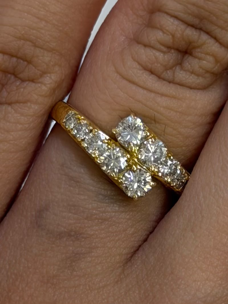 Diamond Ring 0.8 in 18K (JJ11102) JJC1399