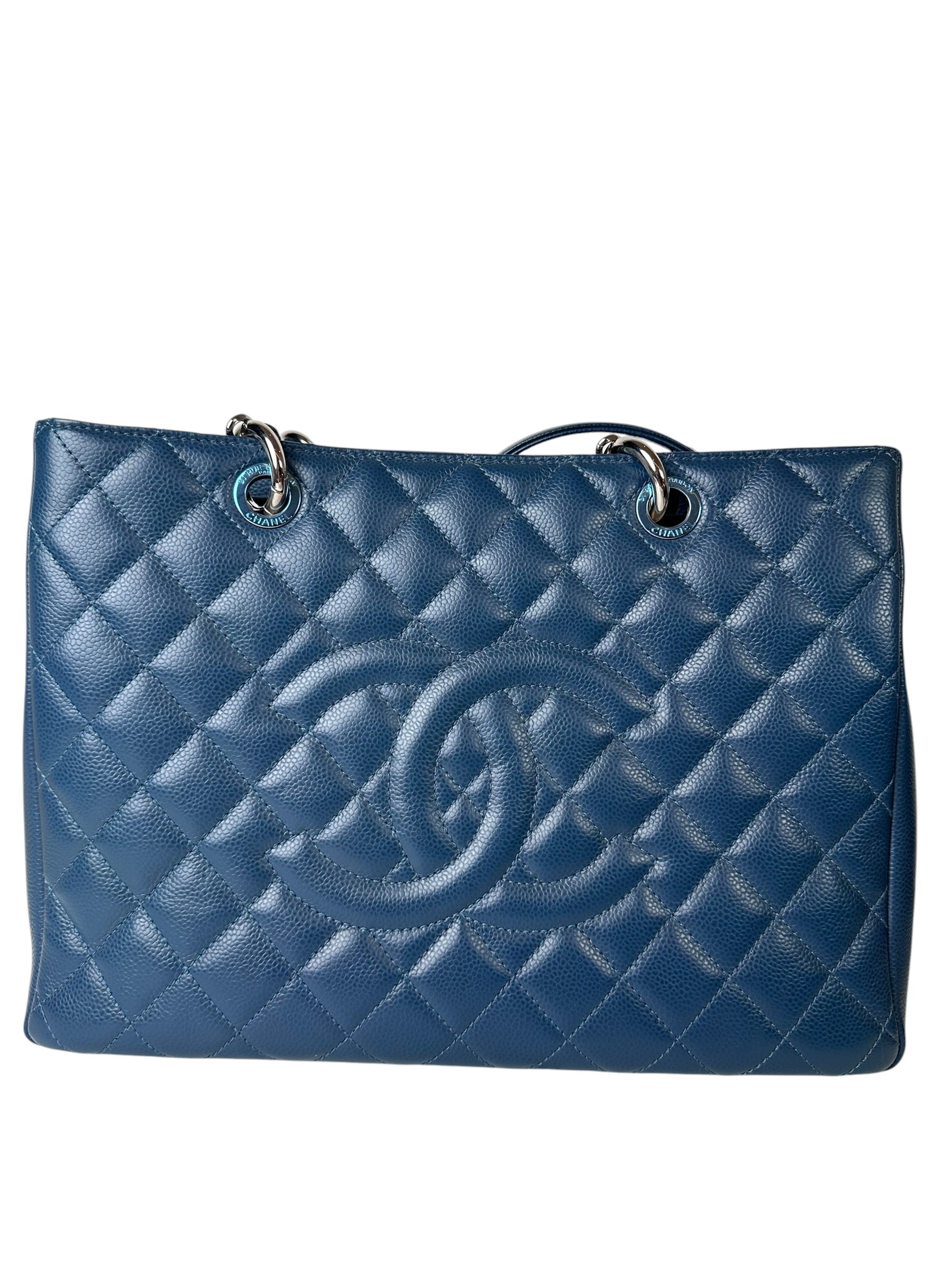 Chanel GST Blue Caviar Bag