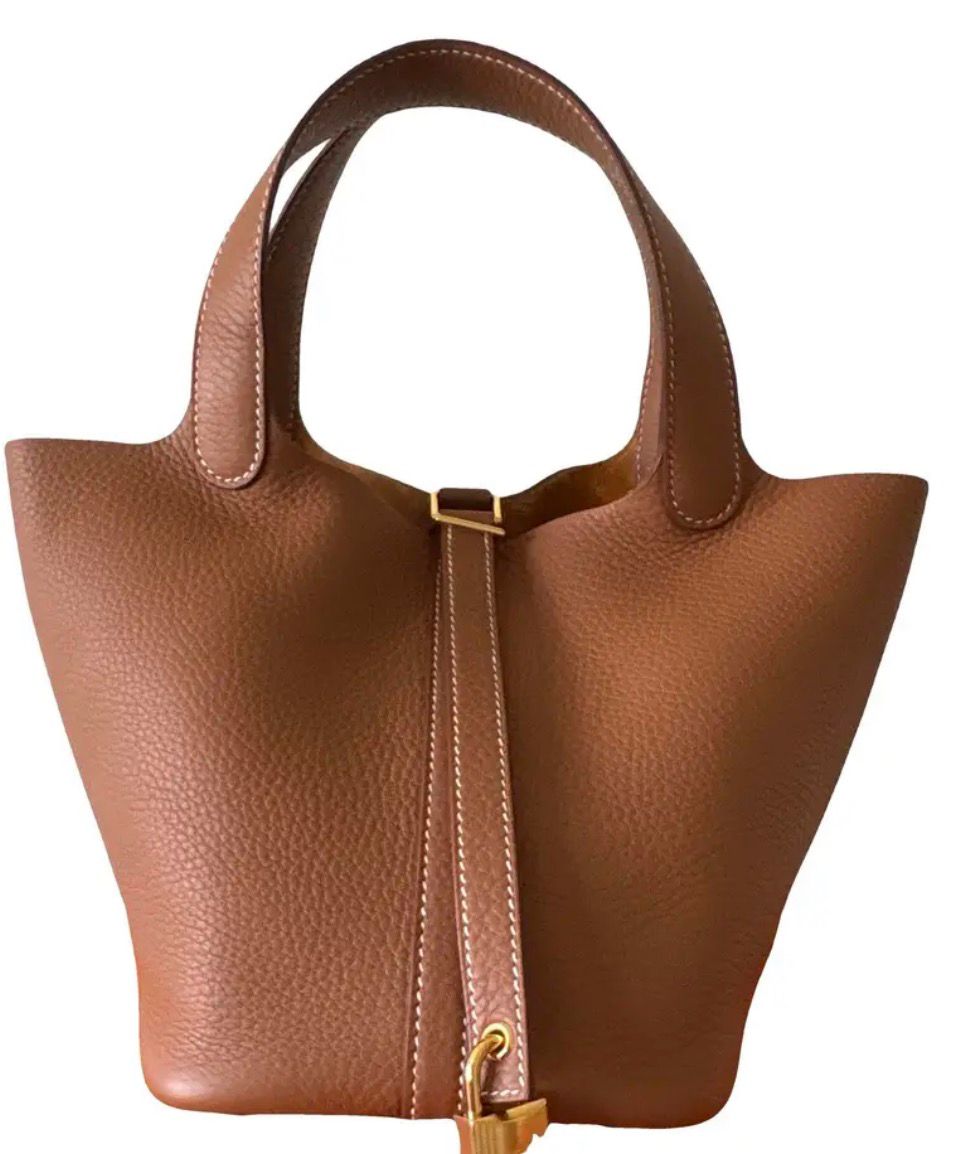Sourced for Lisa Hermes Picotin 18 Gold on Gold ALC4085