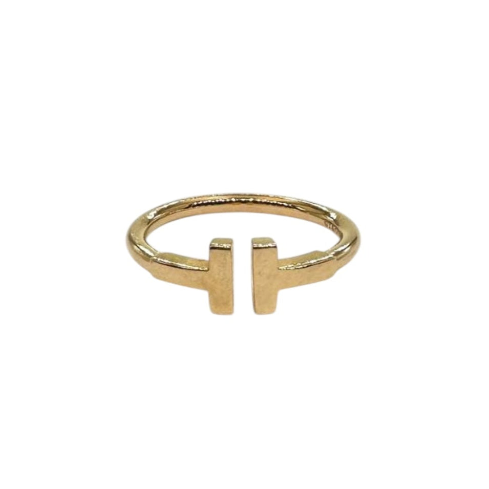 Tiffany T Wire Gold Ring #14