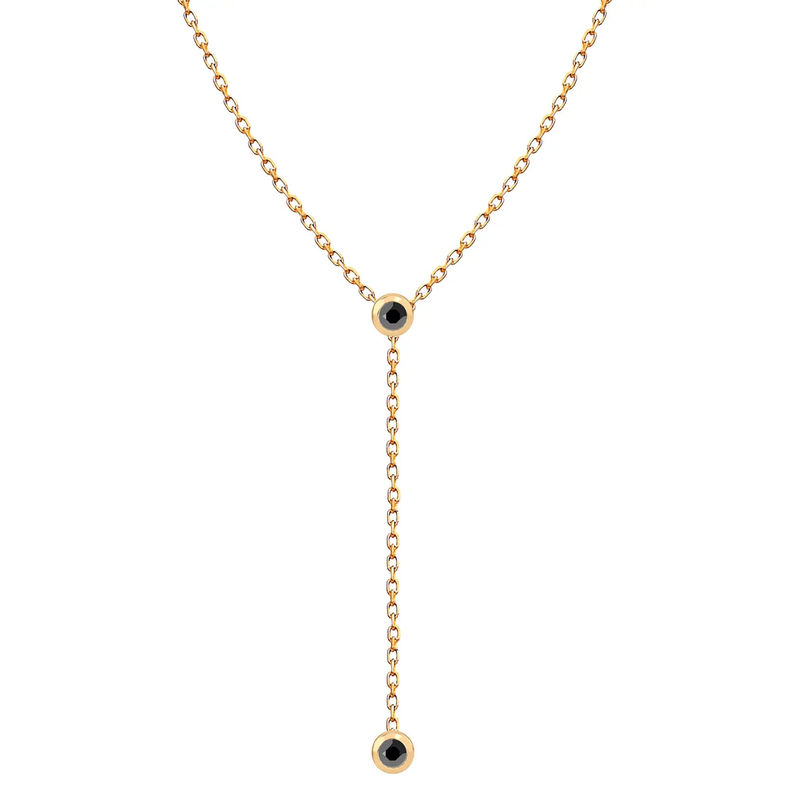 Midnight Black Diamond Necklace - YG DXBS5650
